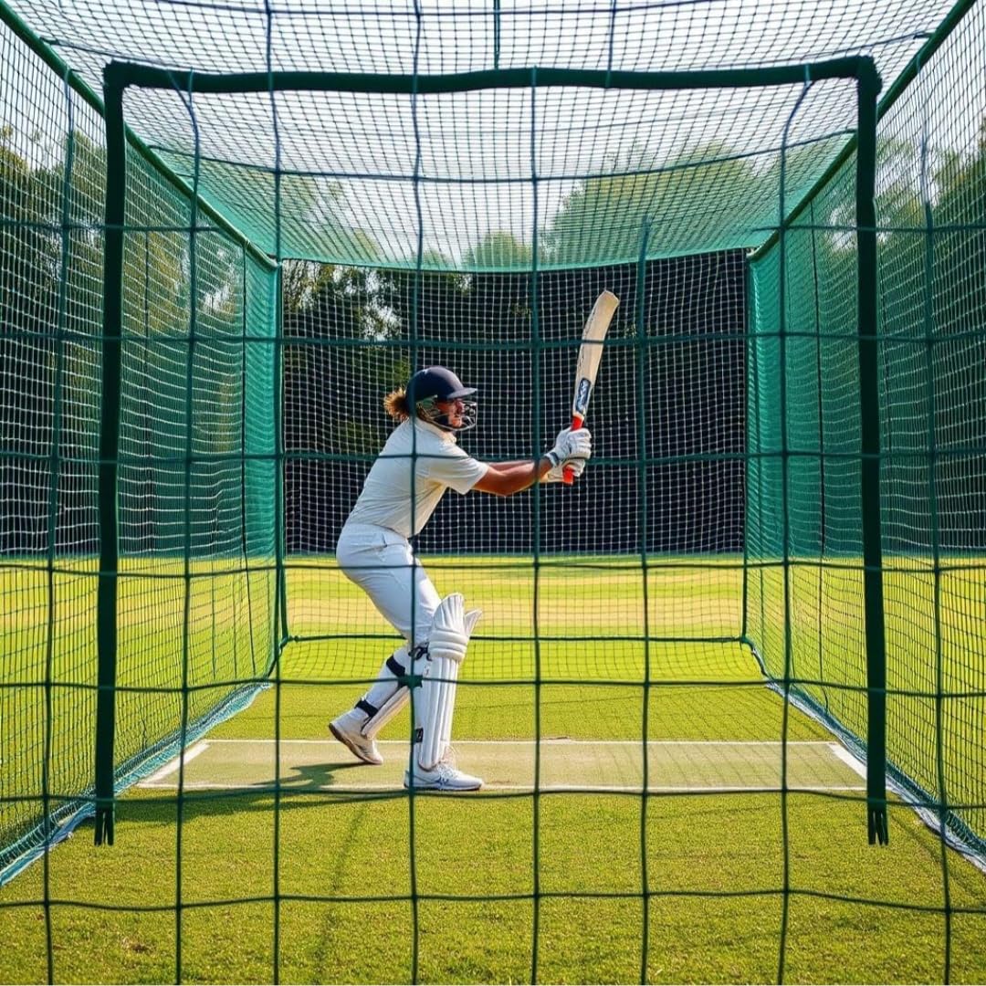 HT XPLORIX 3mm Nylon Cricket Prectice Net 54 ply [45x10 Feet ] with 45mm mesh