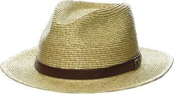 Brixton Mens Messer Straw Fedora