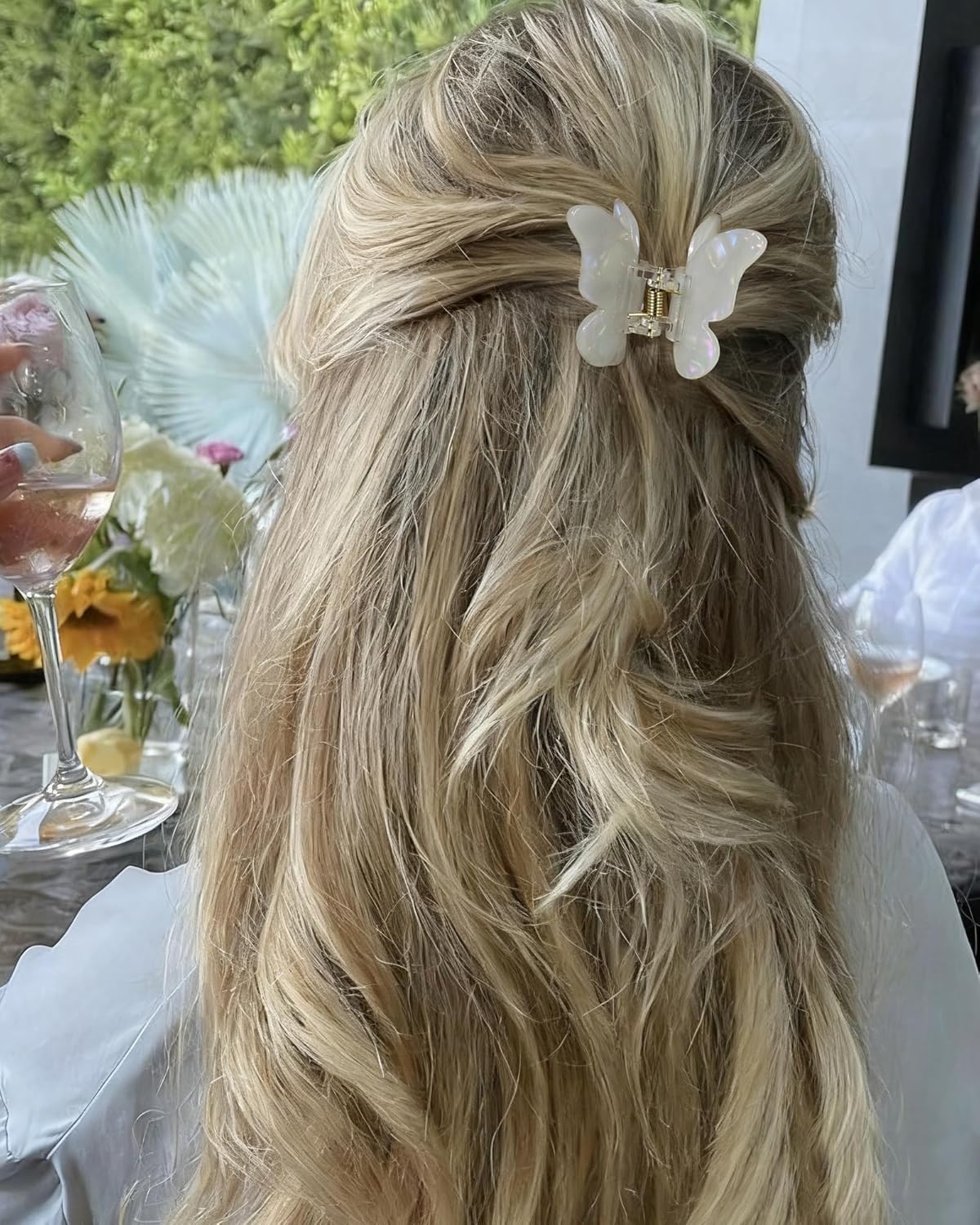 NAISIER Hair Clips, 3 Pack Butterfly Hair Clips Tortoise Shell Hair Claw Clips Jaw Clips 2.3 inch, Hair Accessories for Girls & Women (Mixed color, Blue, White, Pink-Purple) - Image 8