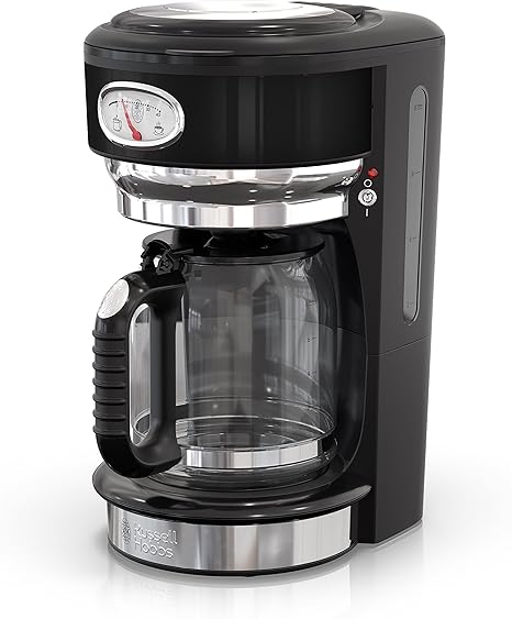 Amazon.com: Russell Hobbs CM3100BKR - Cafetera de émbolo (8 tazas), color  negro : Hogar y Cocina