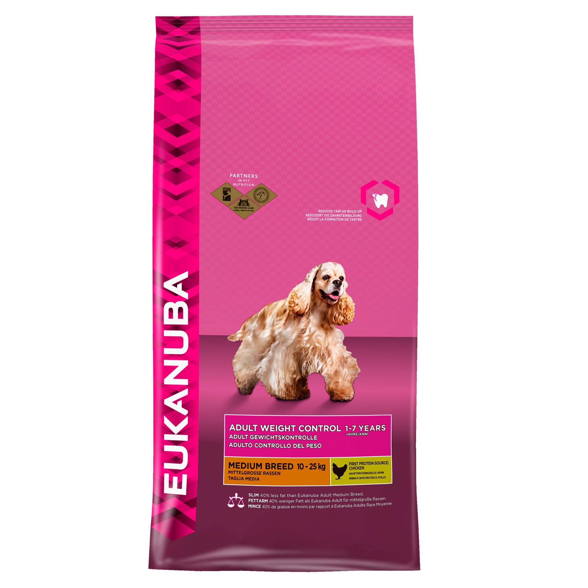 Eukanuba Adult Weight Control Small and Medium Breed Dry Food 15 kg