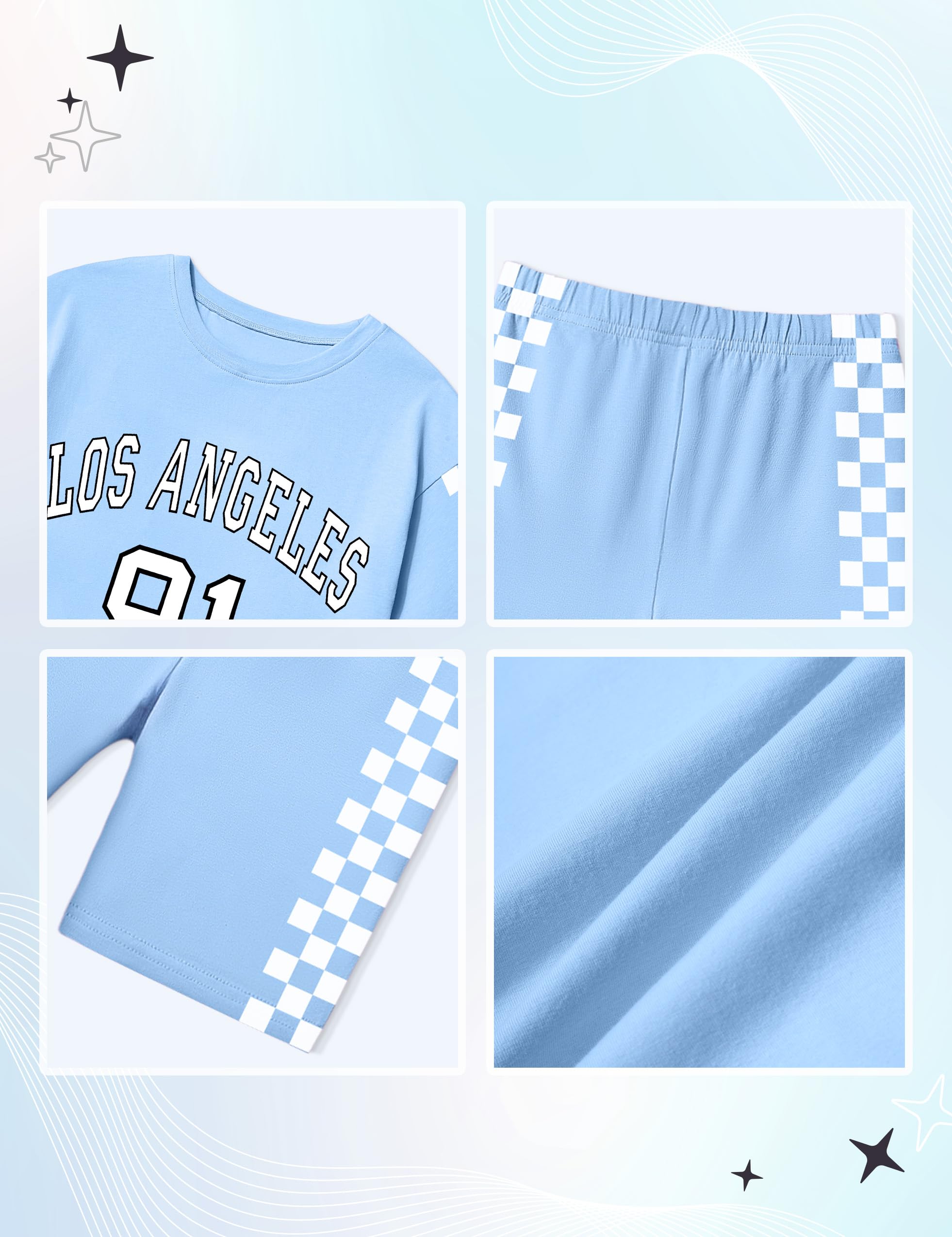 CRISONE Conjunto de 2 piezas para niñas, ropa de verano para niñas y pantalones de camuflaje