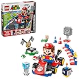 Super Mario: Mario Kart – Interactive Mario & Standard Kart Building Toy - Pretend Play Racing Playset for Boys & Girls, Ages 7+ - Kids Birthday Gift Idea - 72043