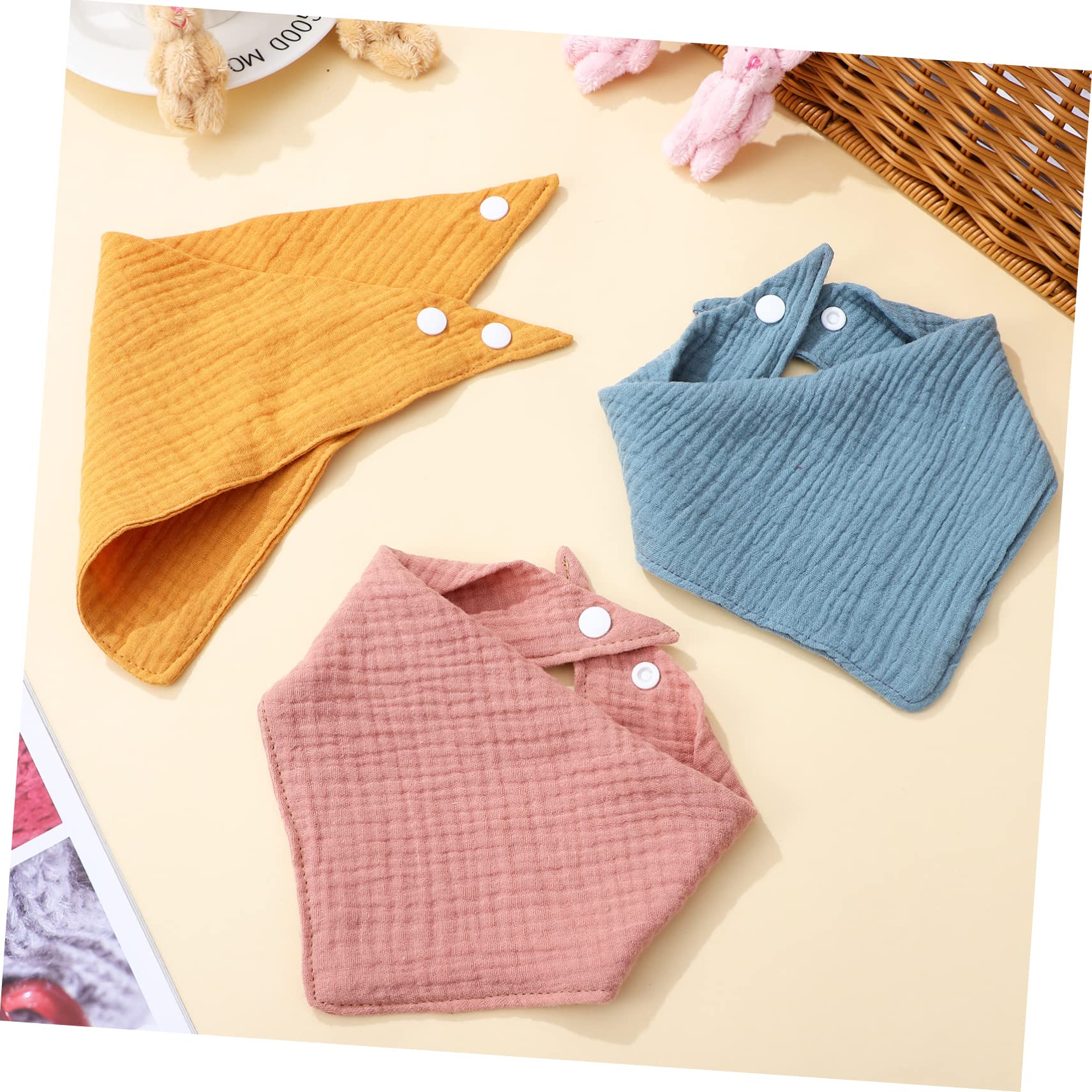 Toyvian 18 Piezas Toalla De Ducha Absorbente Bebé Triangular Fiesta Para Paño Niño Bandanas Algodón Unisex Niñas Babero Infantes Regalos Driblar Pañuelos Infantiles Colores Baberos Baba