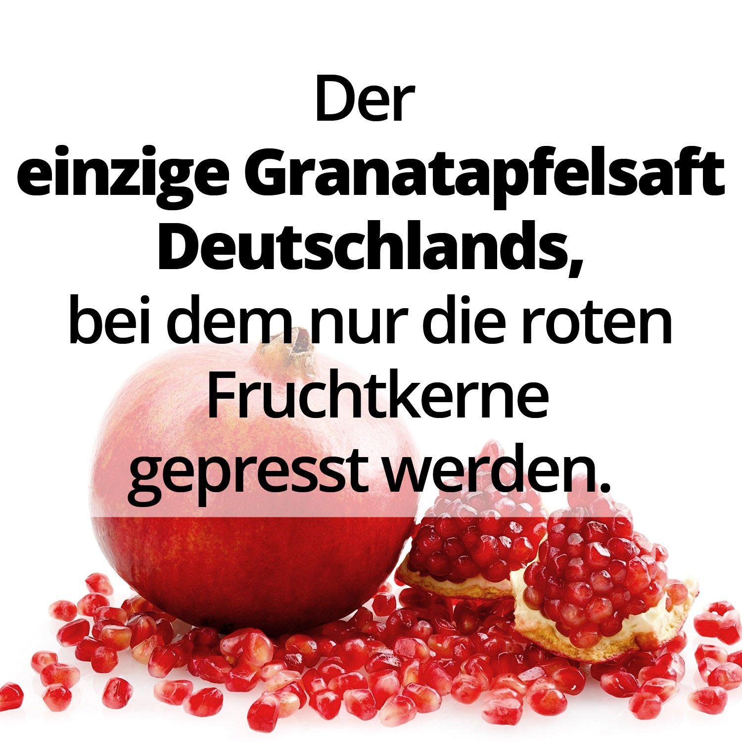 Granar 6 x 1 Liter Granatapfel Direktsaft aus Granatapfelkernen, Naturtrüb, Kaltgepresst, Ungefiltert 100% Granatapfelsaft