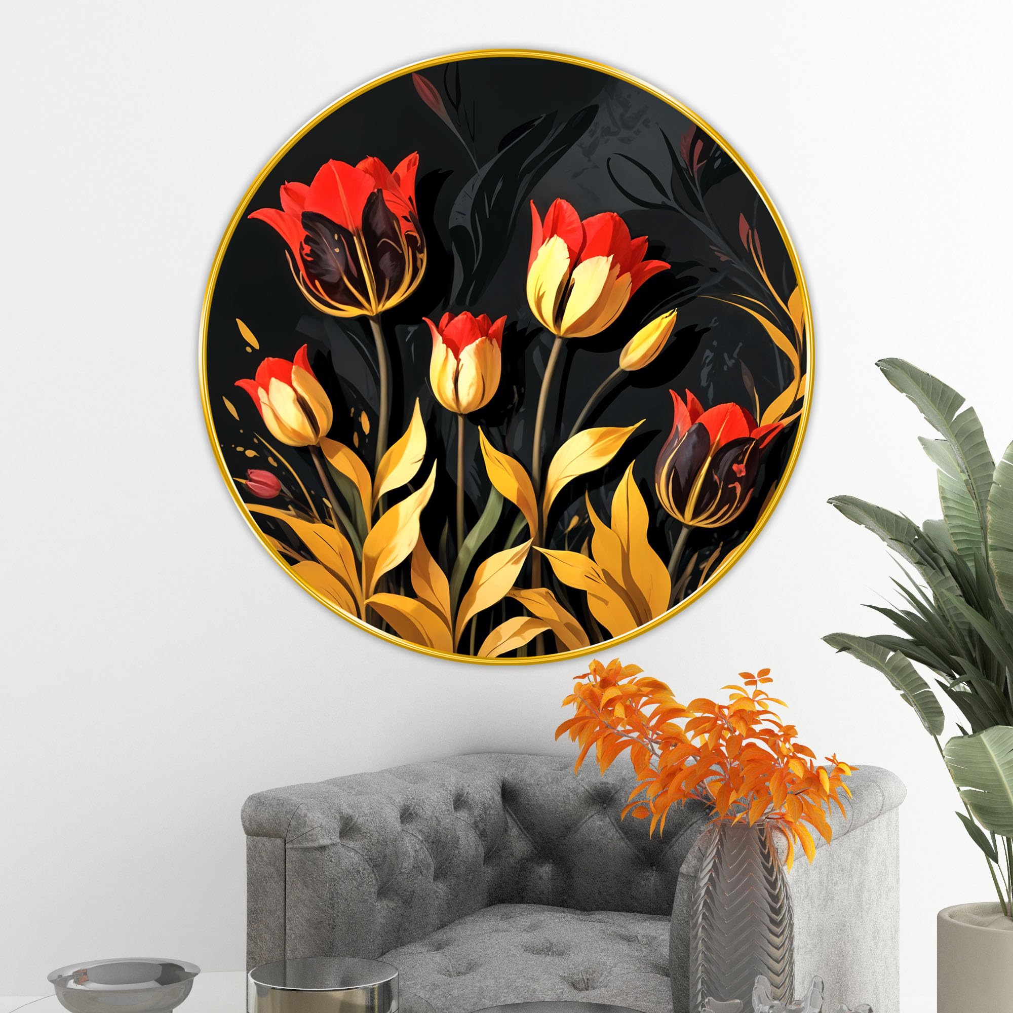 Livin'luxe Abstract Bird Painting - Modern Art -10