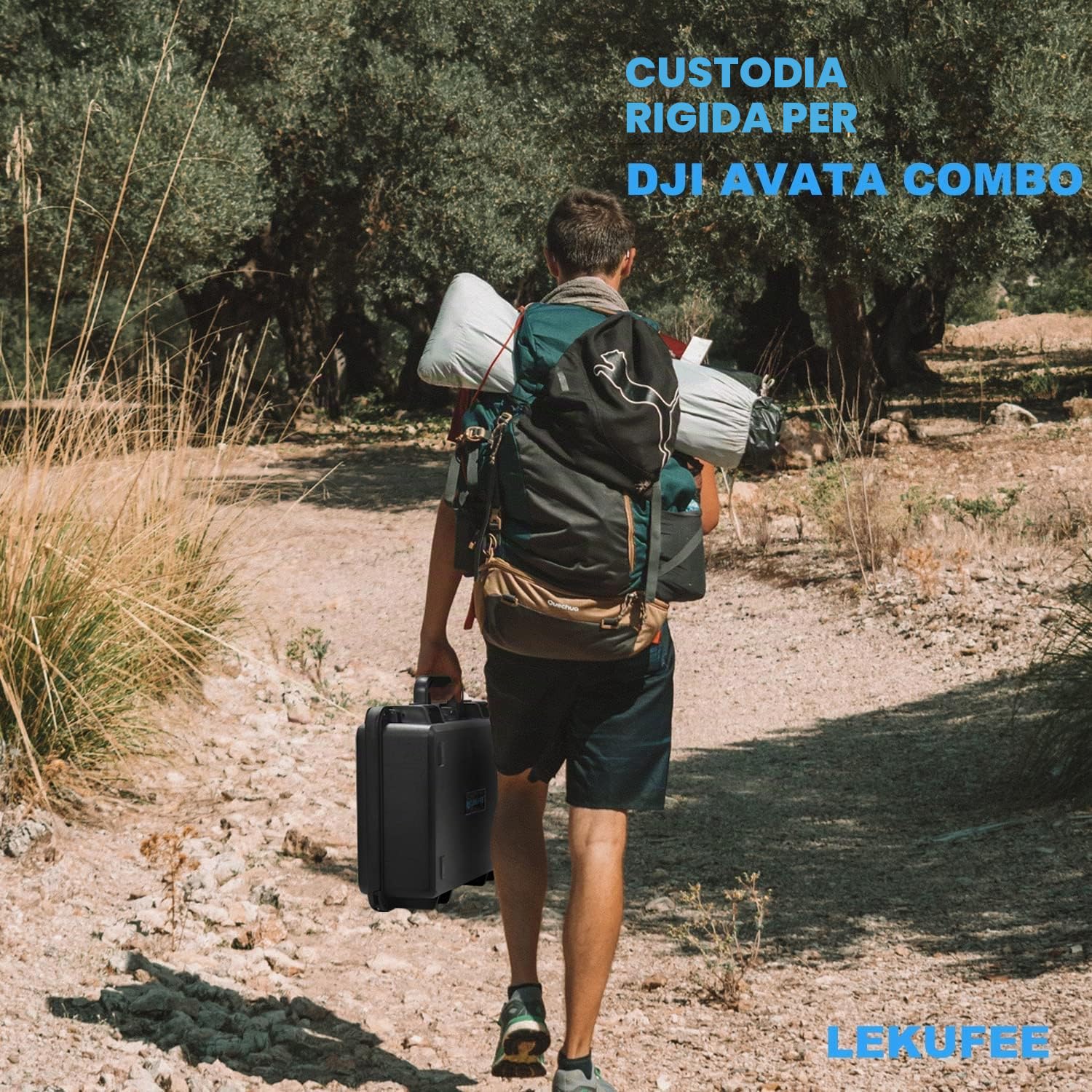 LEKUFEE Valigetta per DJI Avata 1 Explorer,Pro Combo,Fly Smart Combo,DJI Goggles 2/Goggles Integra/FPV Goggles V2 e Accessori (Solo Custodia)