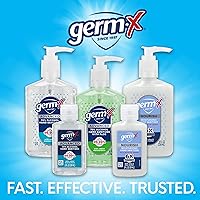 Vista 8 de Germ-X Advanced - Desinfectante de manos, 34 onzas líquidas (1 litro), gel transparente hidratante con menos secado, fórmula sin enjuague, botella