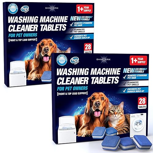 Washing Machine Cleaner Pro Tablets for Pet Owners - 56