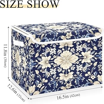 Amazon.com - Burbuja Vintage Ornamental Floral Storage Box with