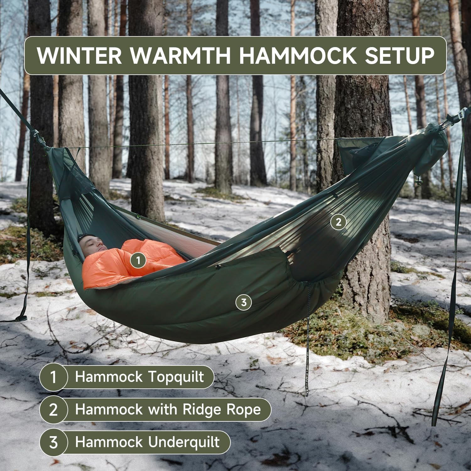 Top Steppdecke für Hängematten, Ultraleichte Schlafsack-Top-Steppdecke, warm isolierende Schlafdecke für Hängematten Camping im Freien