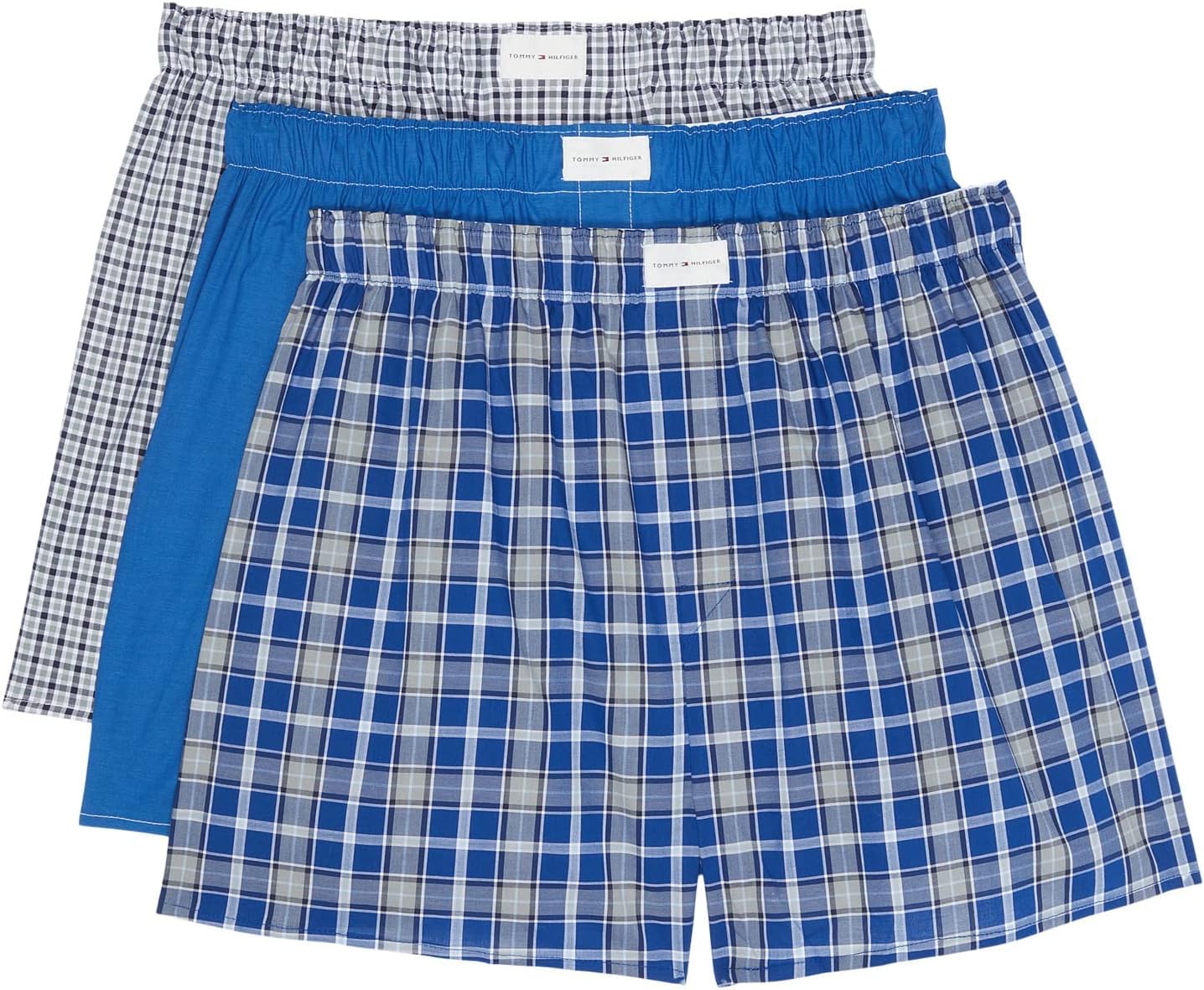Tommy Hilfiger mens Underwear Cotton Classics Multipack Woven Boxer Boxer Shorts (pack of 3)