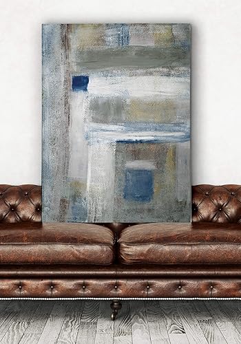 Miniatura 50 de Lienzo decorativo para pared, diseño de guisantes dulces azules I