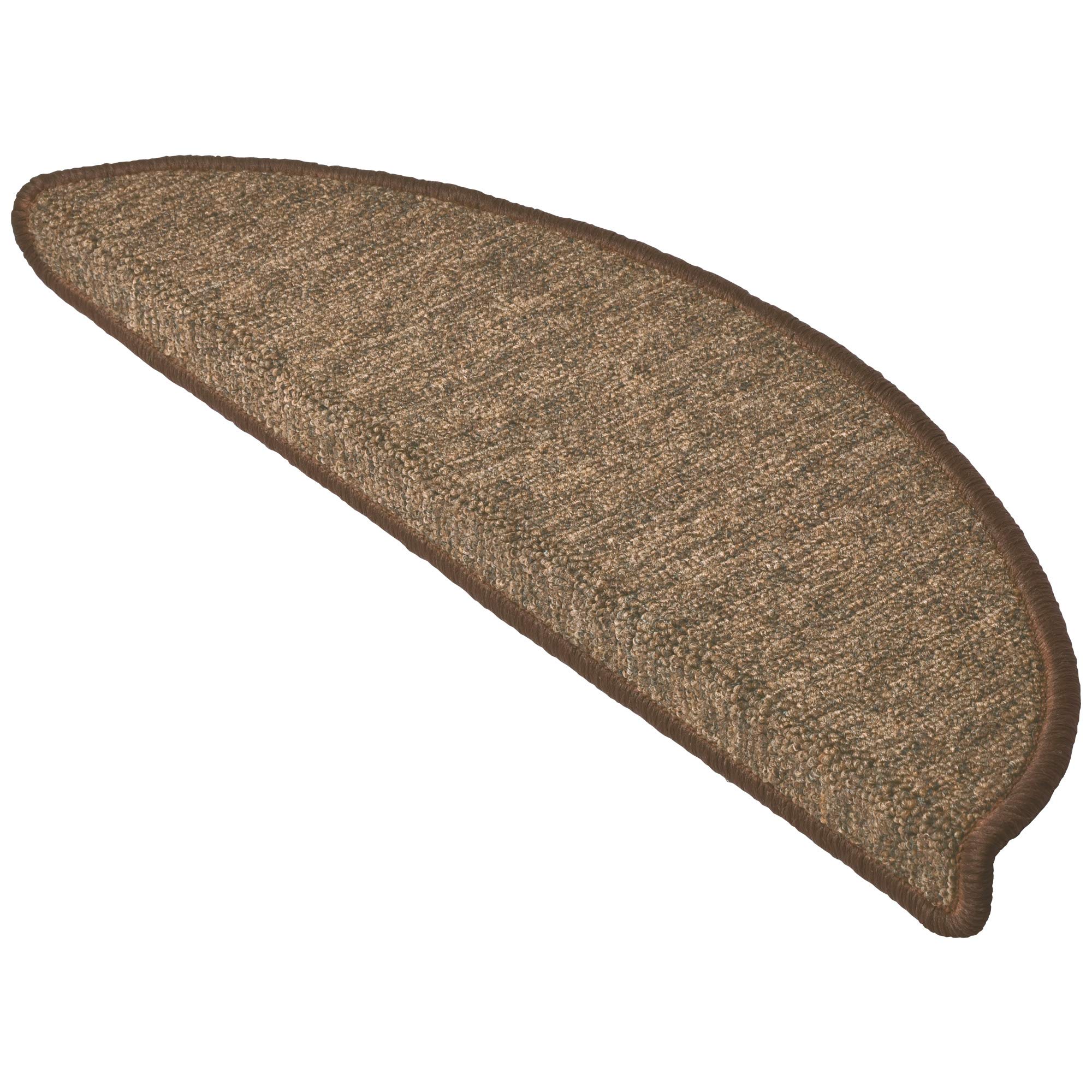 Beautissu 15x Anti Slip Stair Carpet Treads Self Adhesive Indoor Round Mats โ image 1