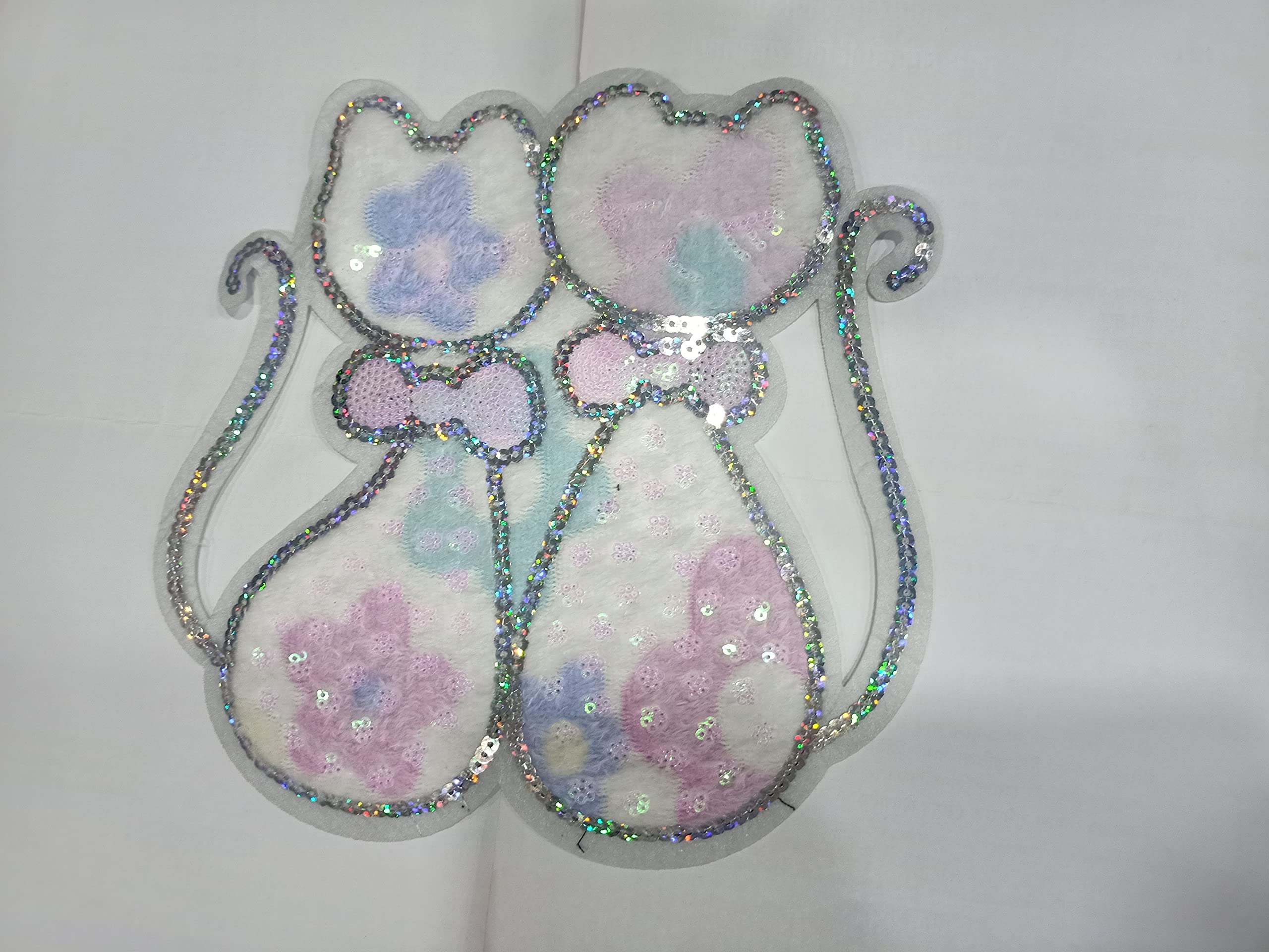 Premdas Embroidered Sew on Patches Big for Clothes Jackets Pants Jeans Bags Boutique Multicolour Different Embroidery Stitching Patches (CAT)