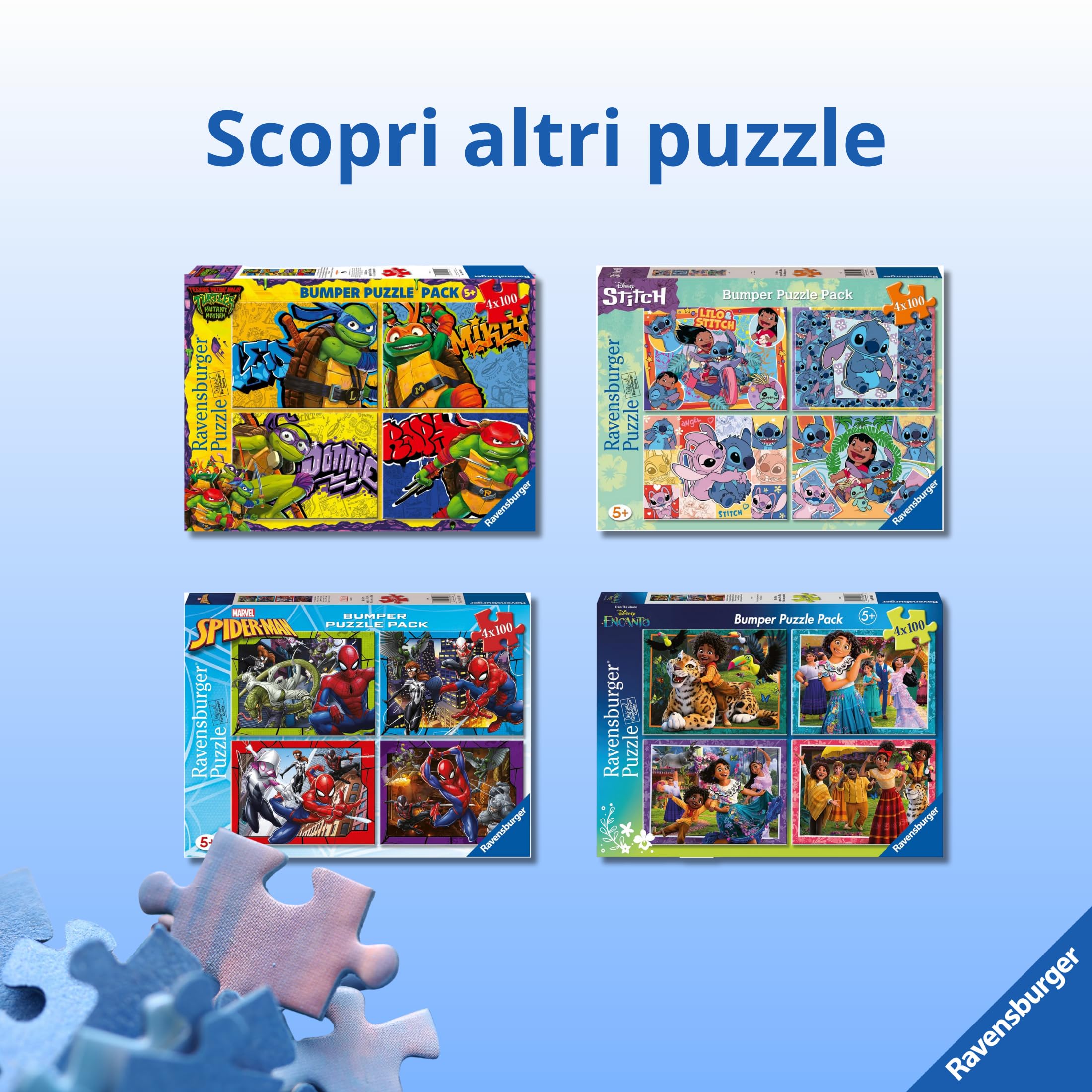 Ravensburger - Gabby Dollhouse | Puzzle Bambini 4 Anni | Puzzle 2x24 Pezzi Bambini 26x18cm | Giochi Bambini 4 Anni | Regalo Bambina 4 Anni E Bambino | Gabby Dollhouse Personaggi