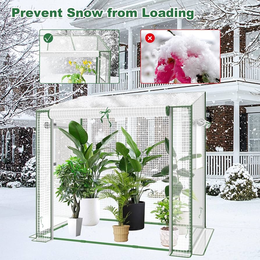 小物 NEIGHBORHOOD SRL / WA-MINI GREEN HOUSE Ohuhu Walk-in Greenhouse with Observation Windows and Shelves