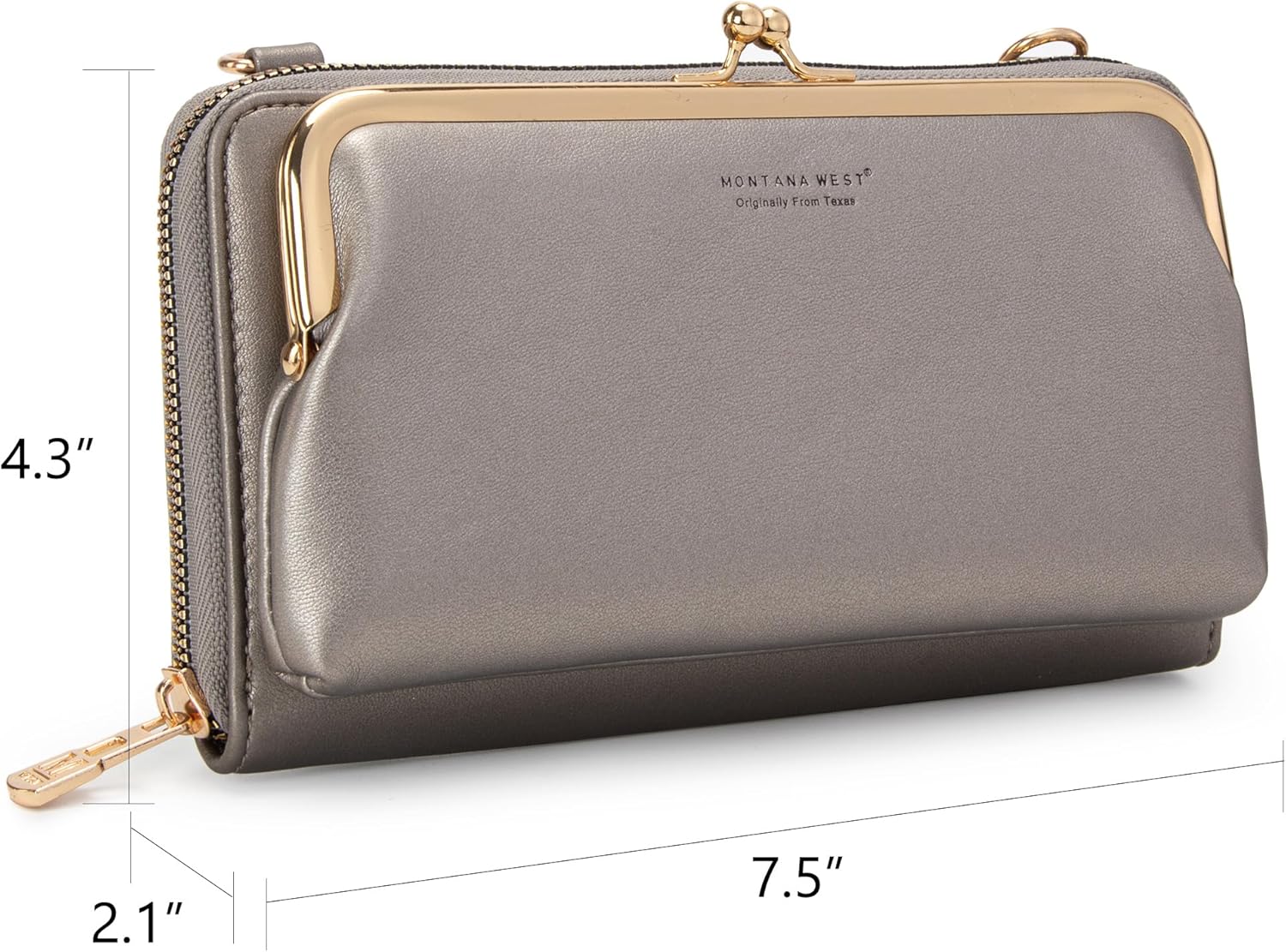 Montana West Small Crossbody Cell Phone Purse for Women RFID Blocking Cellphone Wallet - Image 6