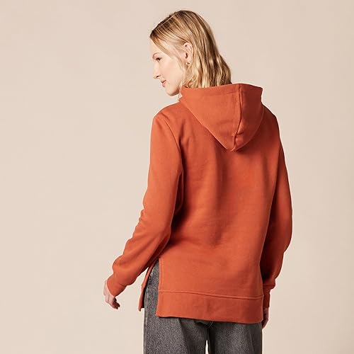 Miniatura 3 de Tienda Essentials - Sudadera tipo túnica de felpa de rizo con capucha para mujer