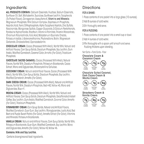 Miniatura 5 de WonderSlim - Batido de proteína y pudín de reemplazo de comida sin aspartamo