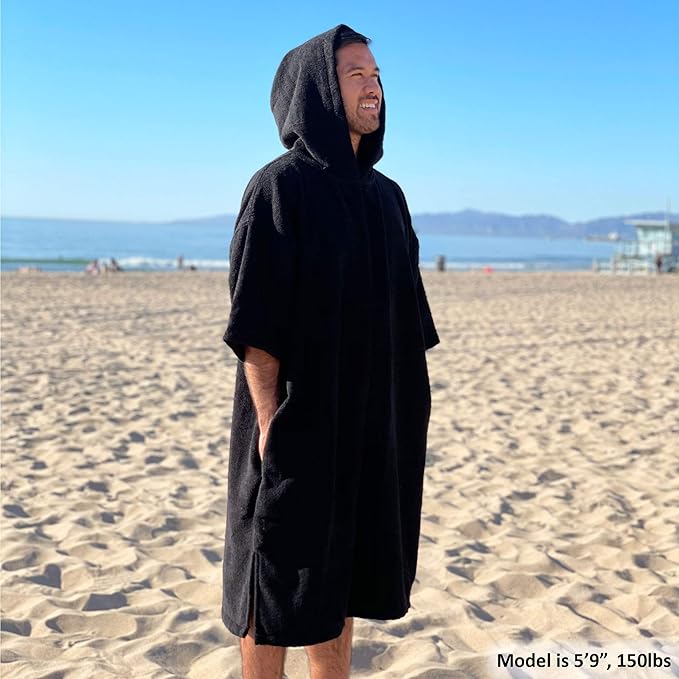 Beach poncho hoodie Clearance