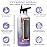 HYDRO CELL Stainless Steel Water Bottle with Straw & 2 Standard Mouth Lids (32oz 24oz 20oz 16oz) Keeps Liquids Hot or Cold w/Double Wall Vacuum Insulated Leak Proof Sport Design (Lavender/White 32oz)