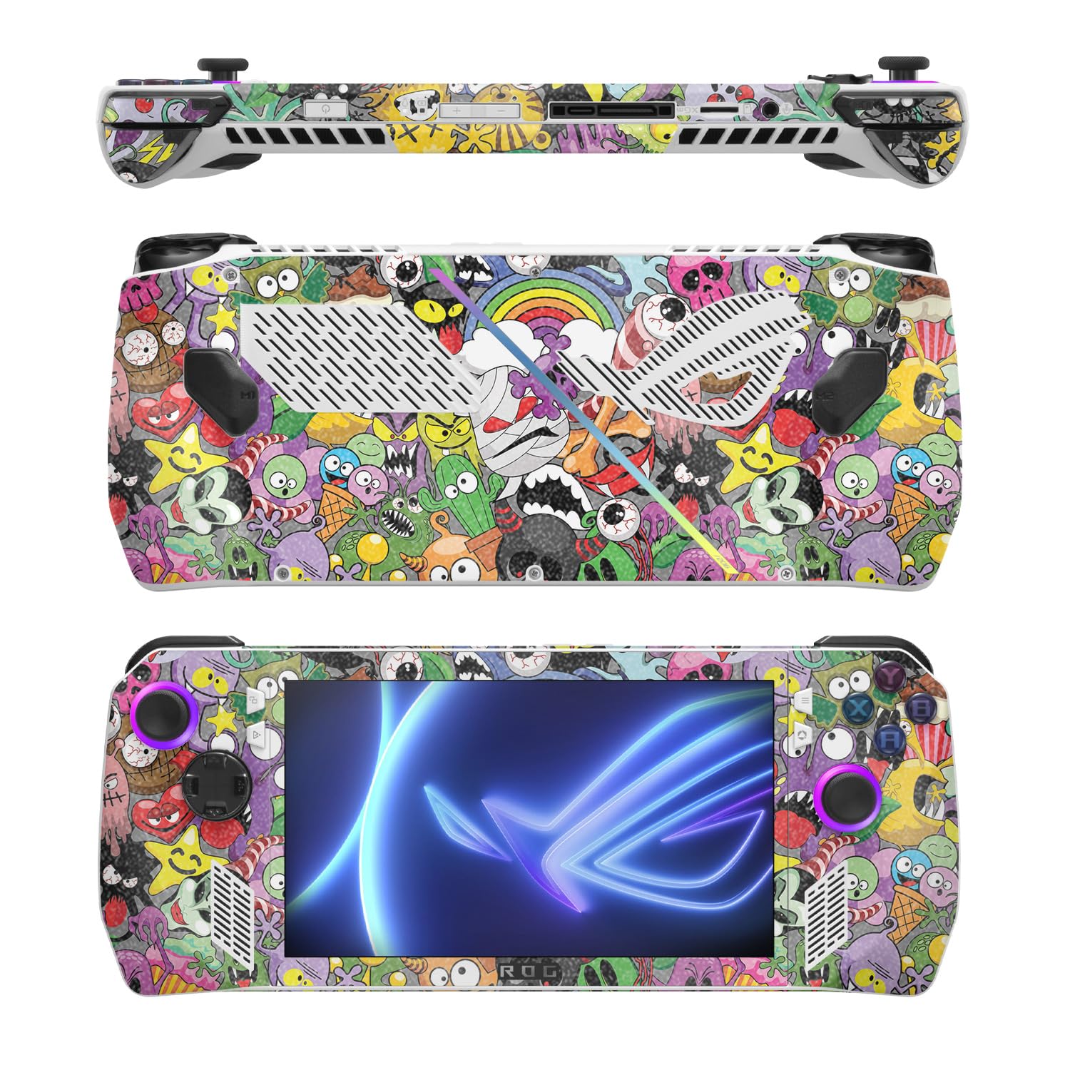 MightySkins Skin Compatible with Asus ROG Ally - Puppy Fall | Protective, Durable, and Unique Vinyl Decal wrap Cover | Easy to Apply, Remove, and Change Styles