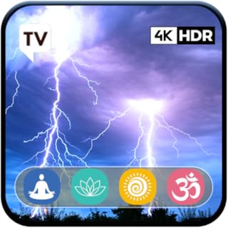 Lighting and Thunder - Heavy Thunderstorm Sounds - THUNDER and RAIN Sounds for Sleeping, Focus, Yoga And Calm For Fire TV - NO ADS