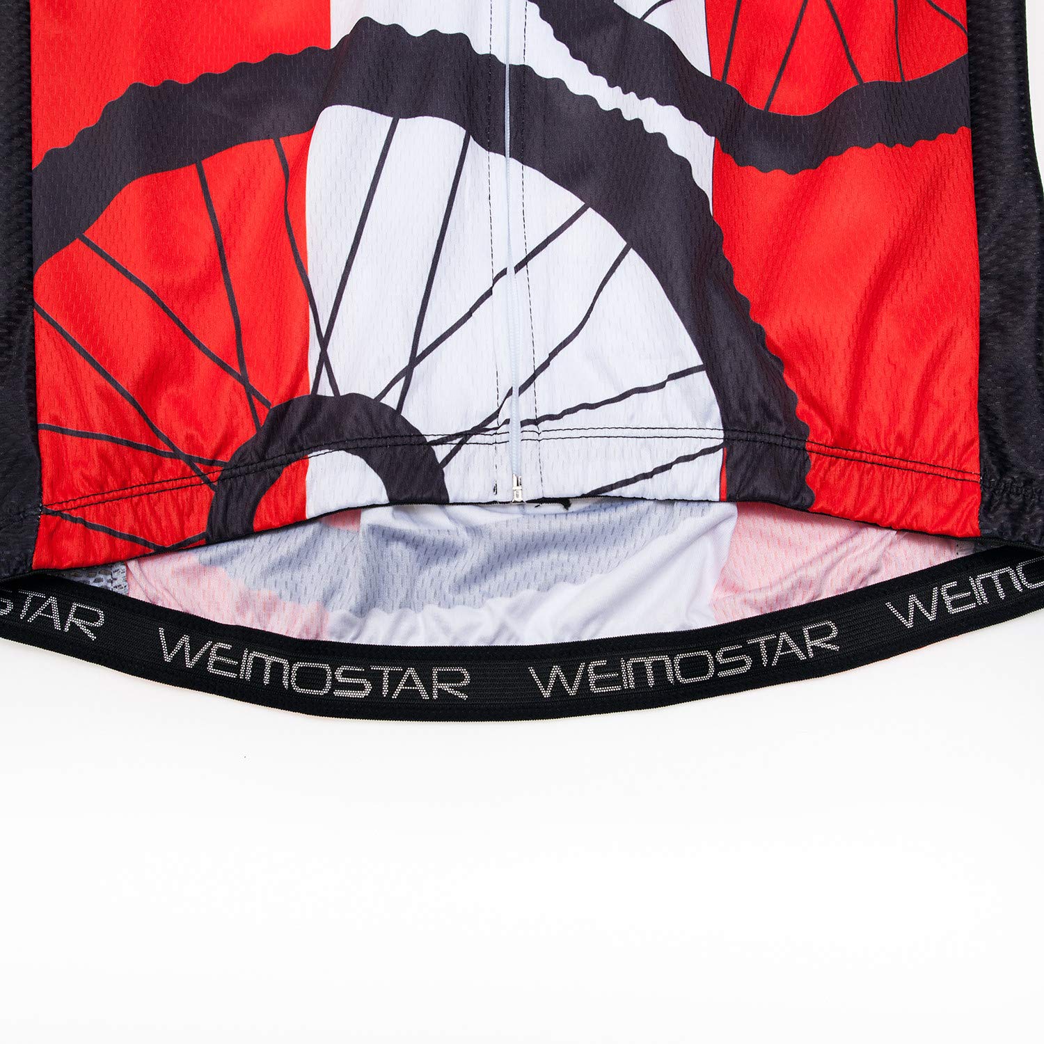 Koszulka kolarska męska USA topy z krótkim rękawem S-3XL pełny zamek odblaskowe 3 kieszenie, Kanada1 A, M