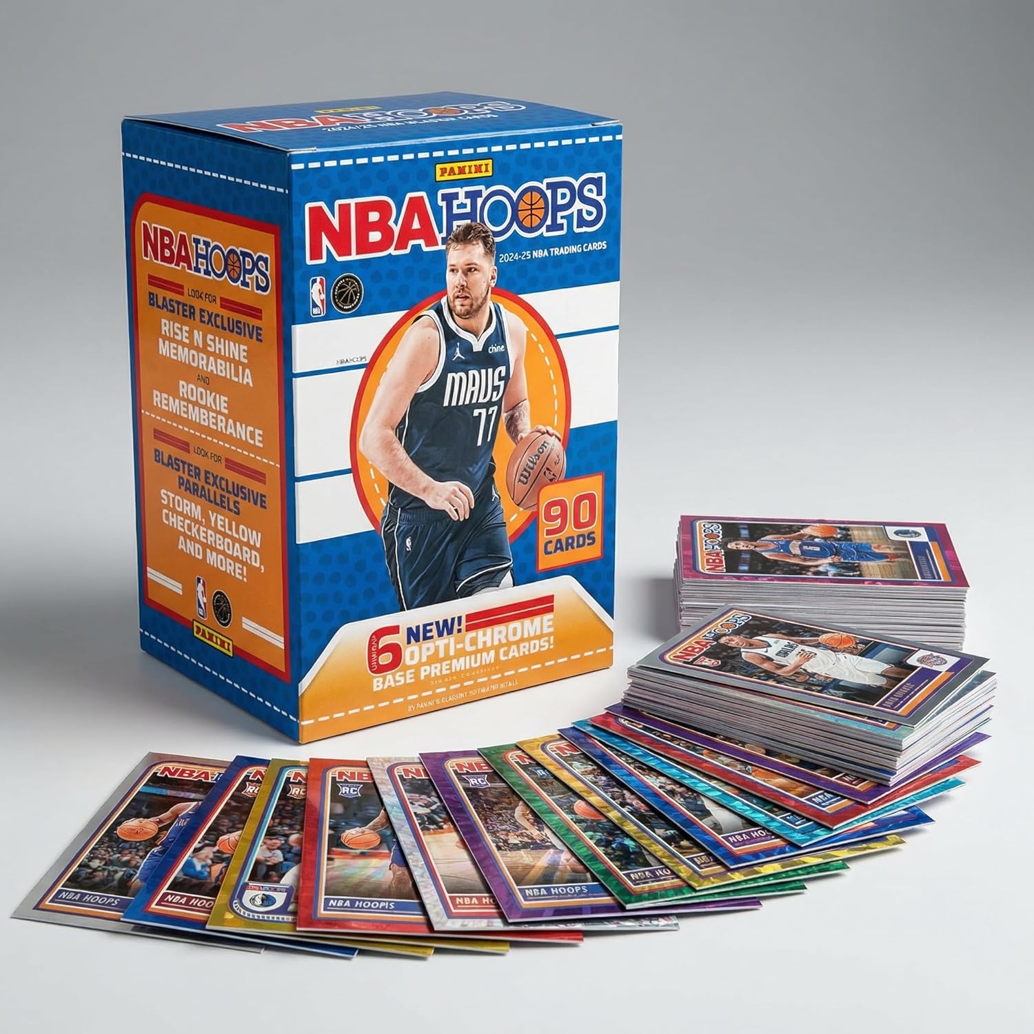Panini NBA 2024/25 NBA Hoops Blaster Box Trading Cards – Basketball Cards – NBA Cards – NBA Basketball Trading Cards – Basketball Card Box – NBA Trading Cards Blaster Box
