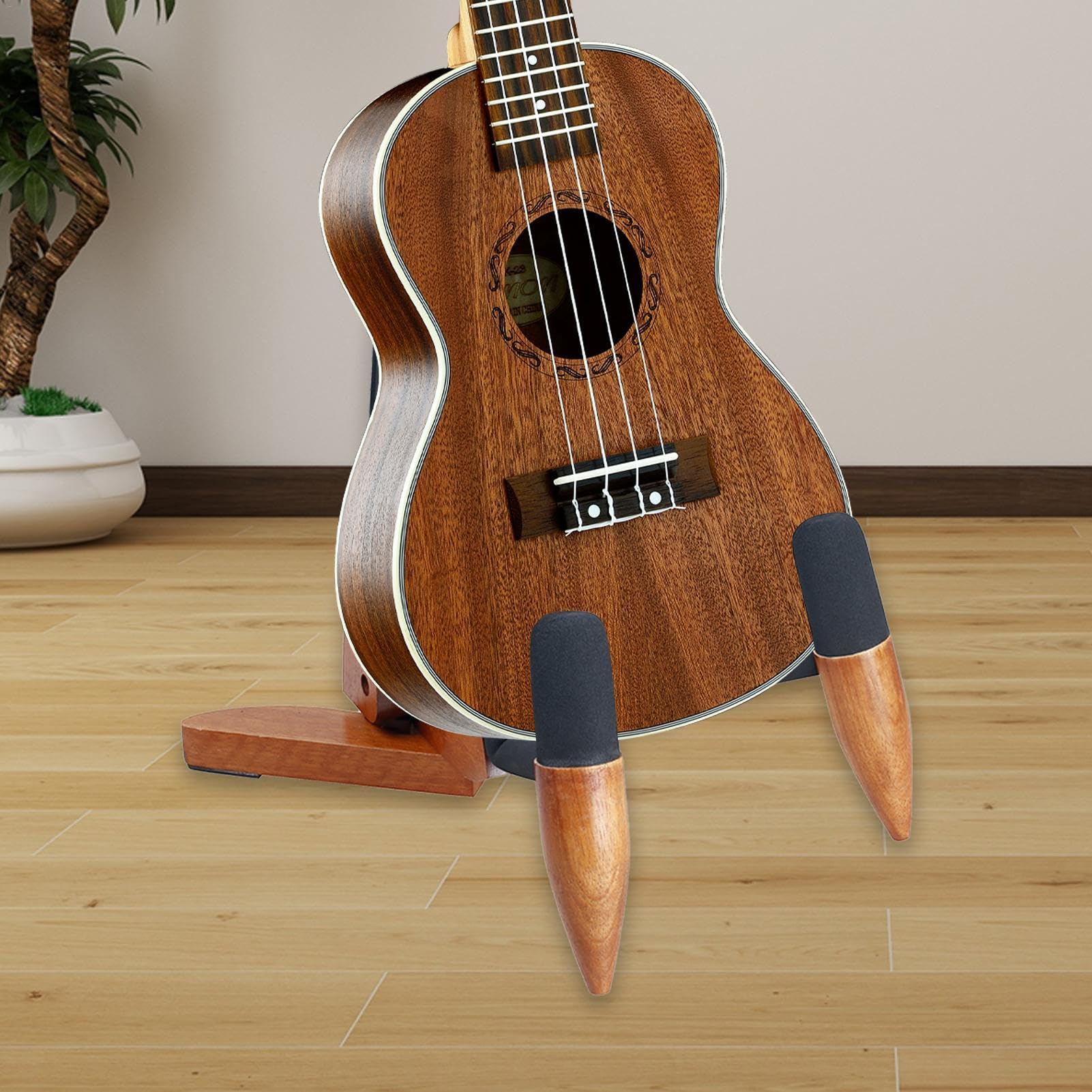 Gitarren-Aufhänger, Wandhalterungen für Gitarren | Klappbarer | Gitarrenständer | Gitarrenzubehör Robuste Schaumstoff-Schutzpads halten die L fest