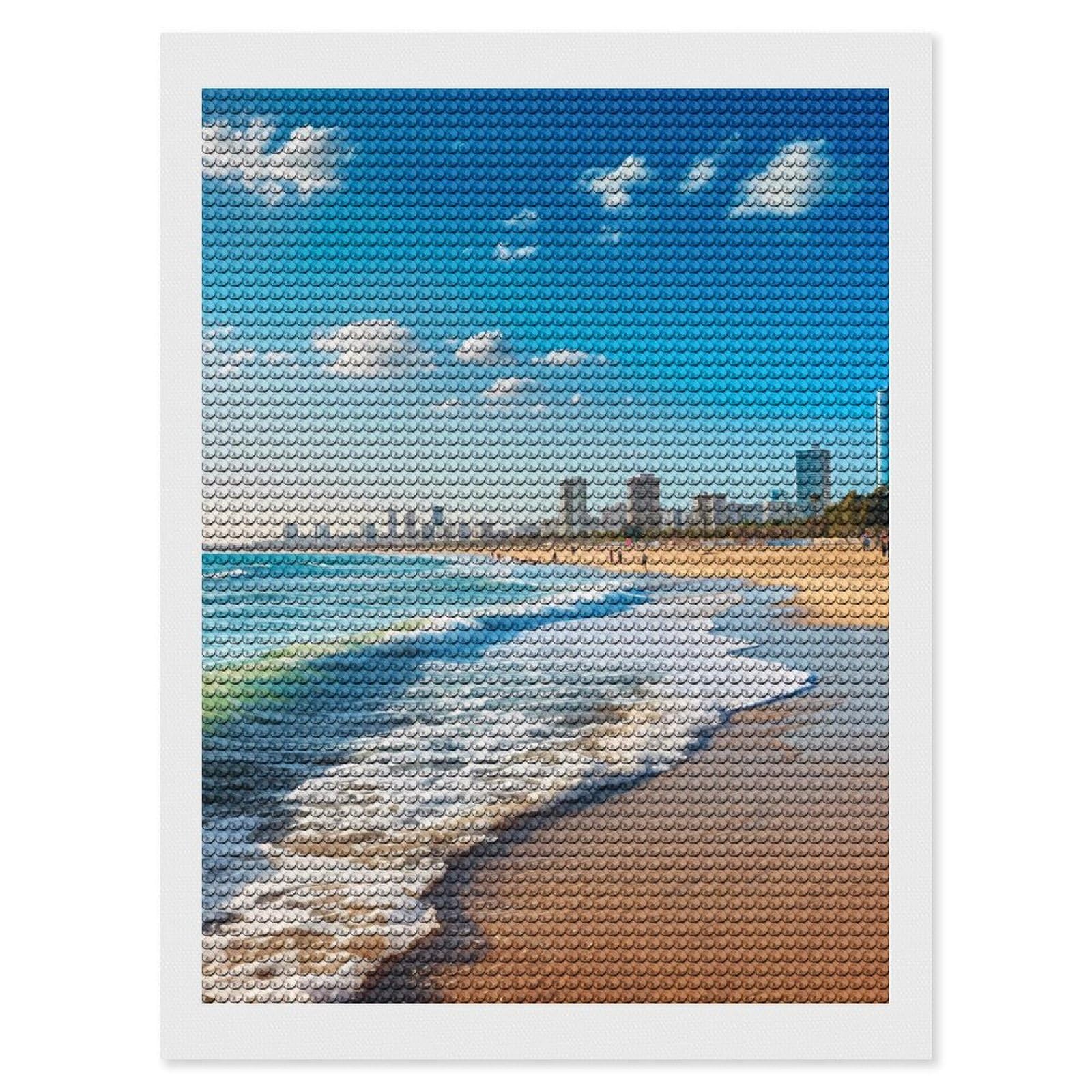 5D Diamond Painting „Jerusalem“ – DIY Diamantbild 40x50 Cm Mit Runddiamanten & Werkzeugset