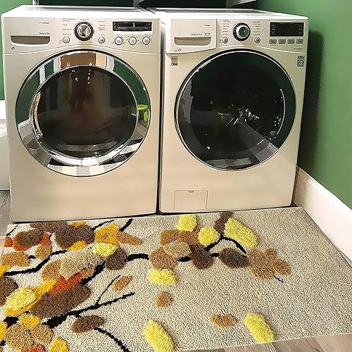 Miniatura 2 de Ukeler Alfombras de musgo suaves antideslizantes lavables para dormitorio, sala de juegos, pasillo, decoración del hogar, 55 x 27.5 pulgadas, L999