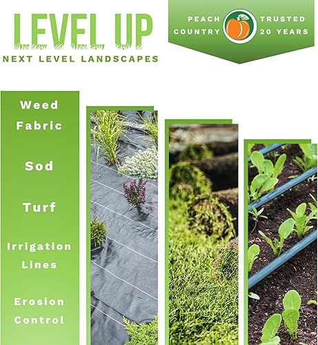 Miniatura 3 de Peach Country Estacas galvanizadas para jardín de jardín, barrera contra malezas, pasadores de anclaje de tela de cubierta del suelo. Suministros de