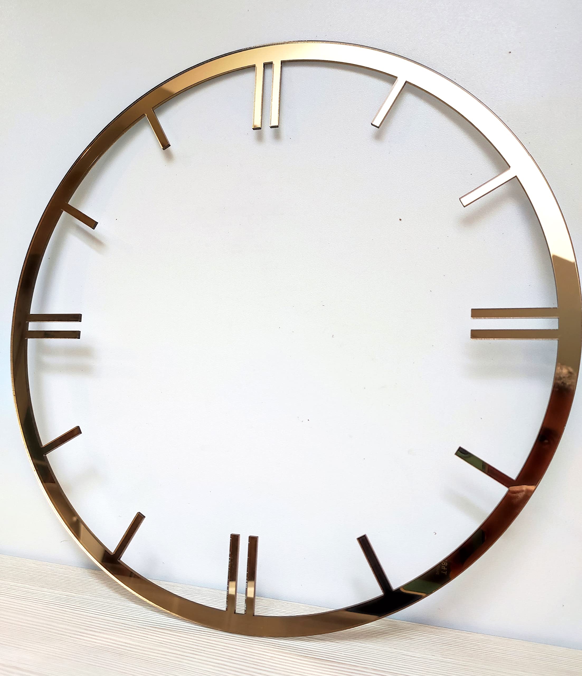 Broche Revers Style Steampunk Avec Cadran Horloge - Chiffres Romains, Ton Or, 1 Pouce
