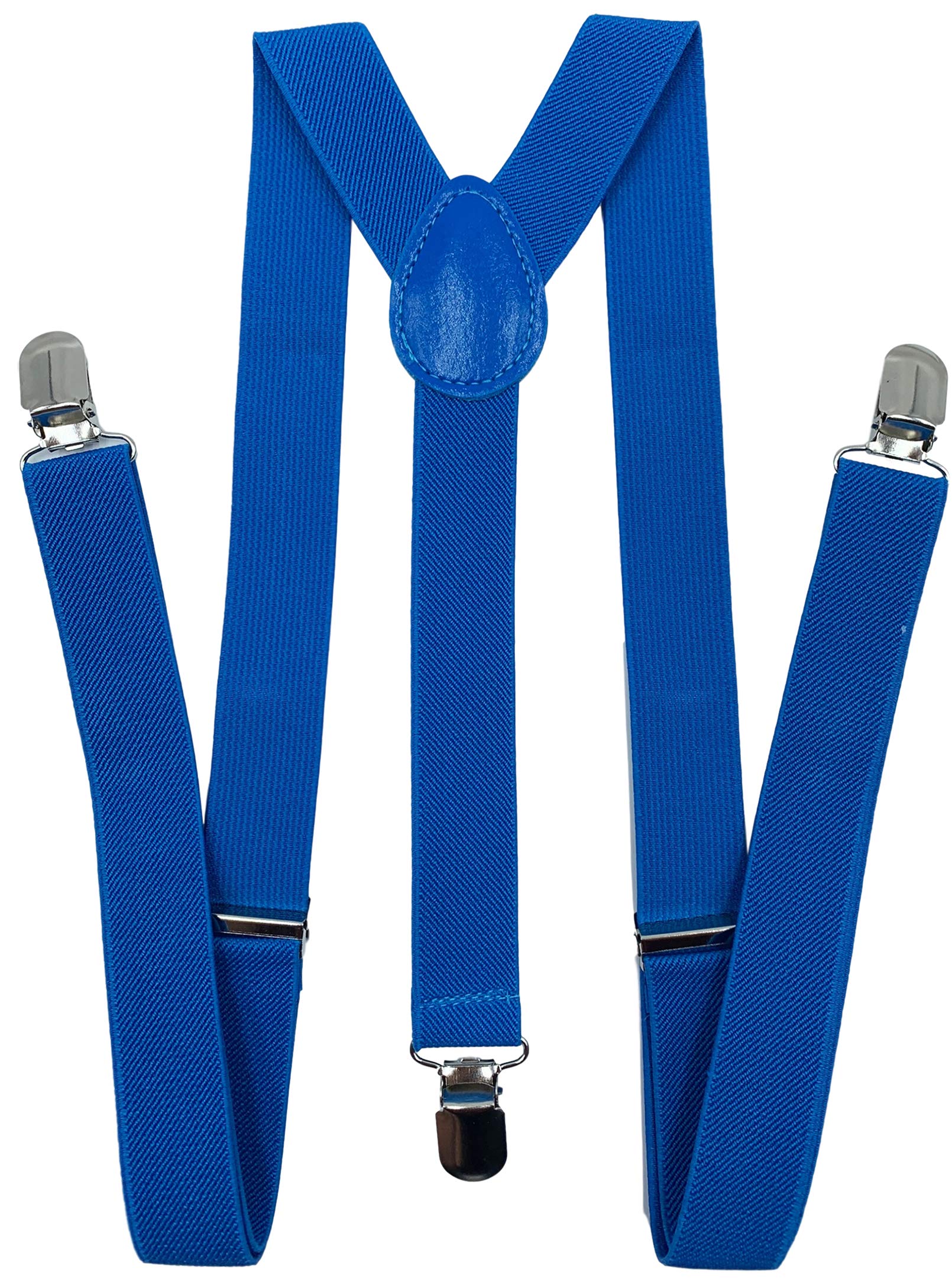 Suspenders for Women and Men | Elastic, Adjustable, Y-Back | Pant Clips, Tuxedo Braces