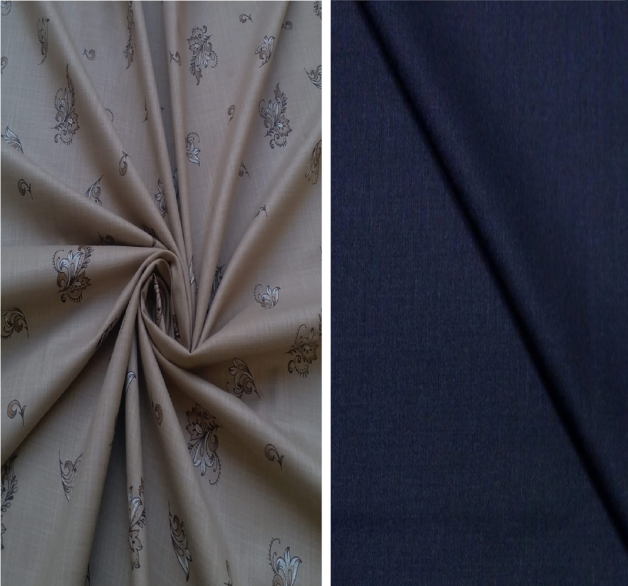 Pri & Su CottLinns Combo of Cotton Floral Shirt 500047 & Trouser 90004-picture-24