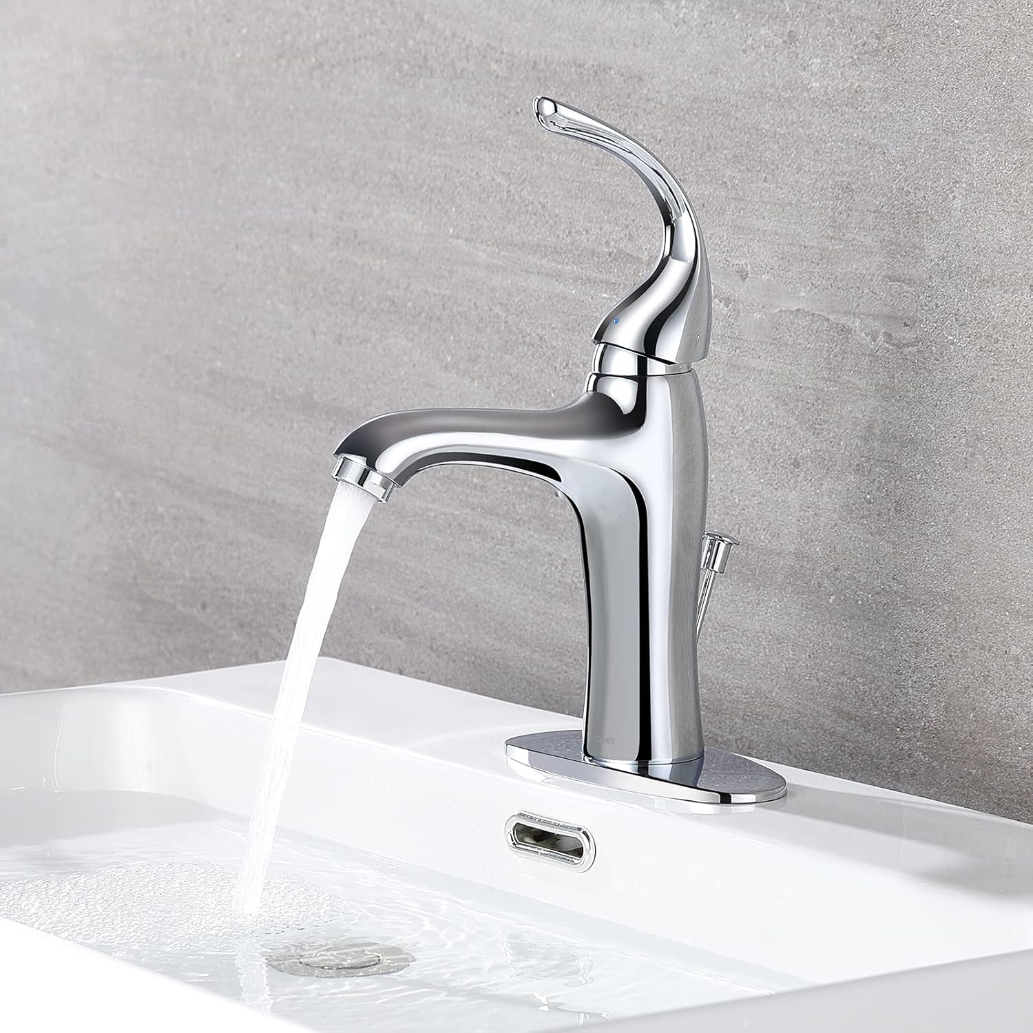 Bathroom Faucet Single Handle Sink Faucet Chrome 1 or 3