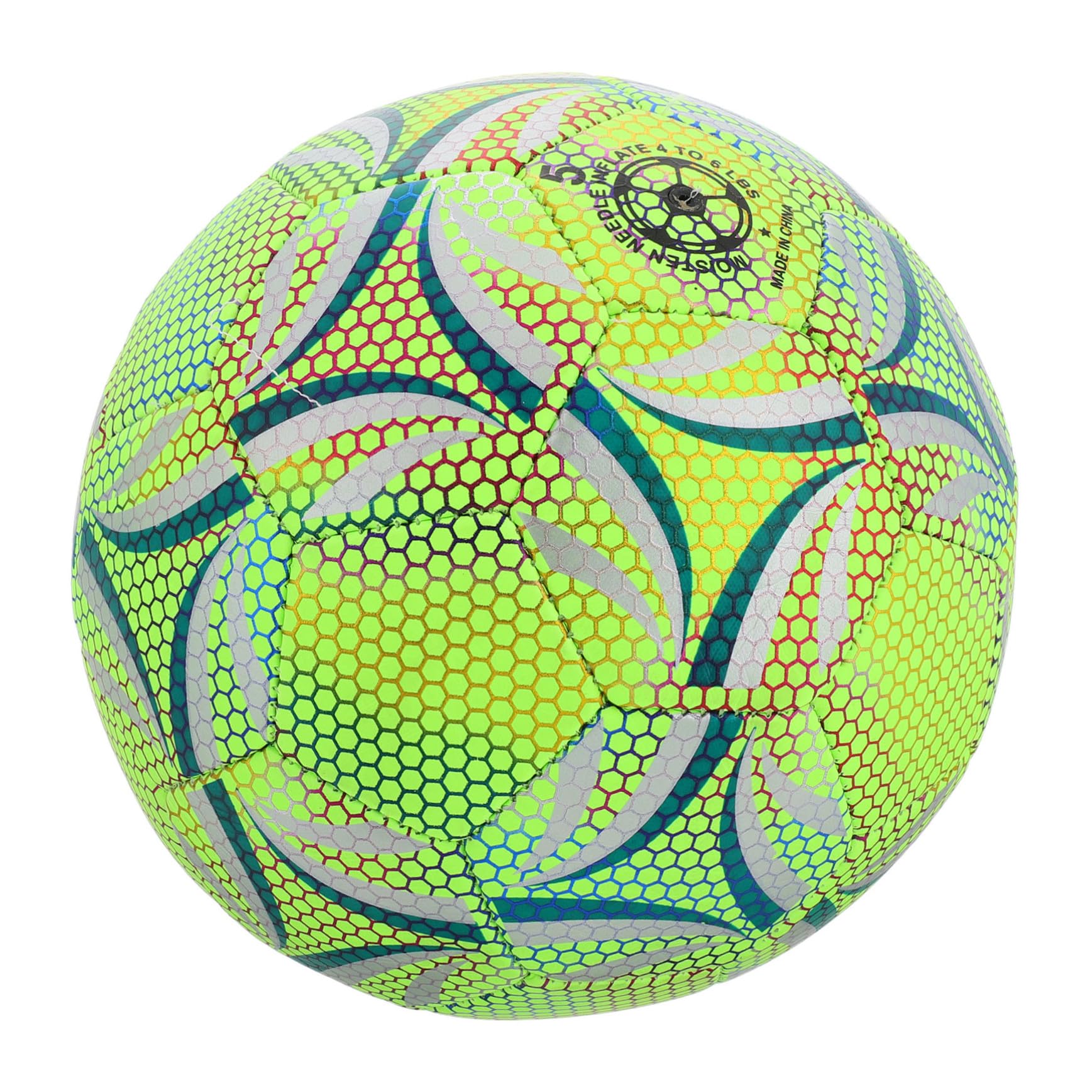 Toyvian Balón de Fútbol Iluminado para Entrenamiento Diurno y Nocturno Luminoso y Duradero Adolescentes y Fiestas