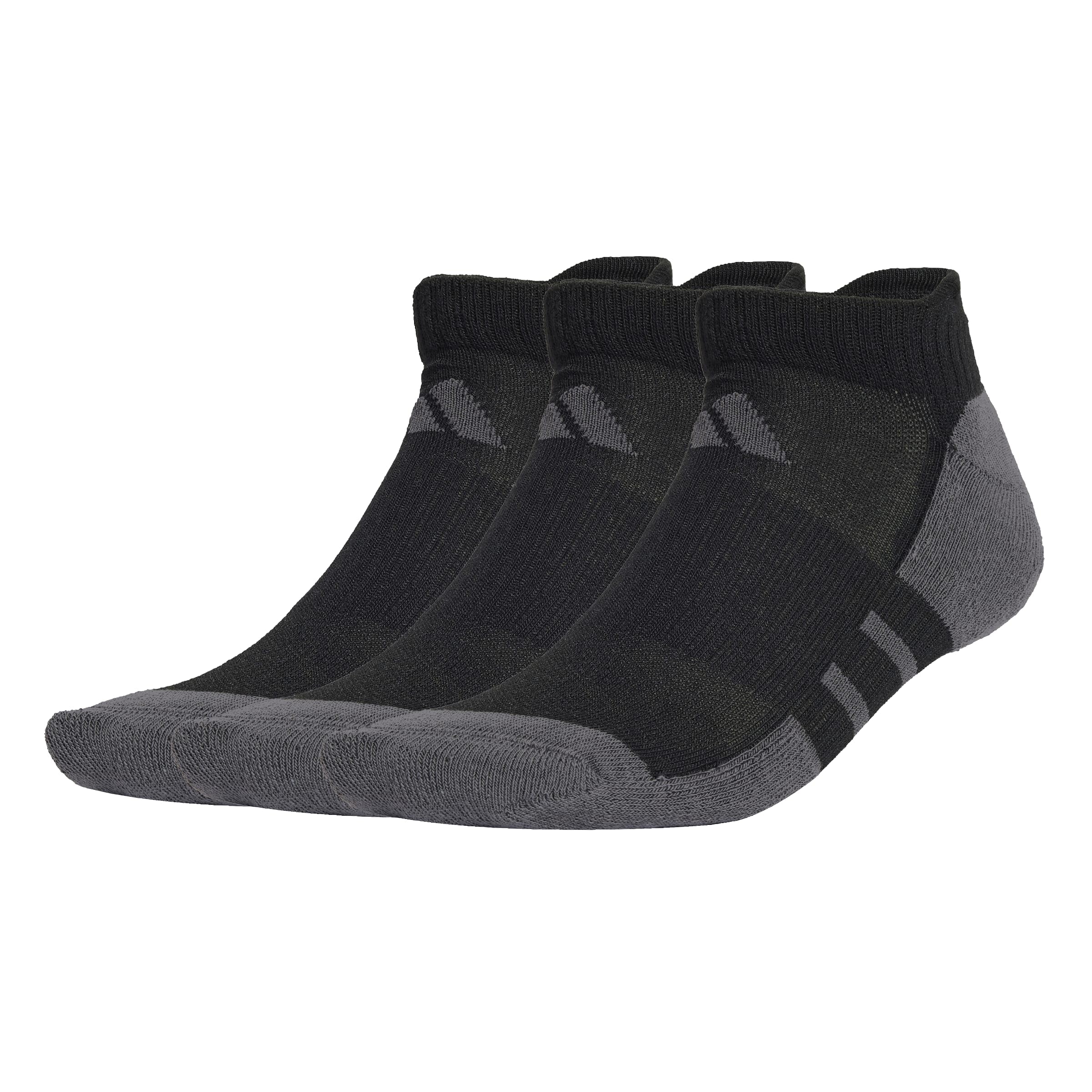 adidas Unisex Essentials Climacool Low Cut 3Pp Socks, Black/Grey Six, 10.5-12.5