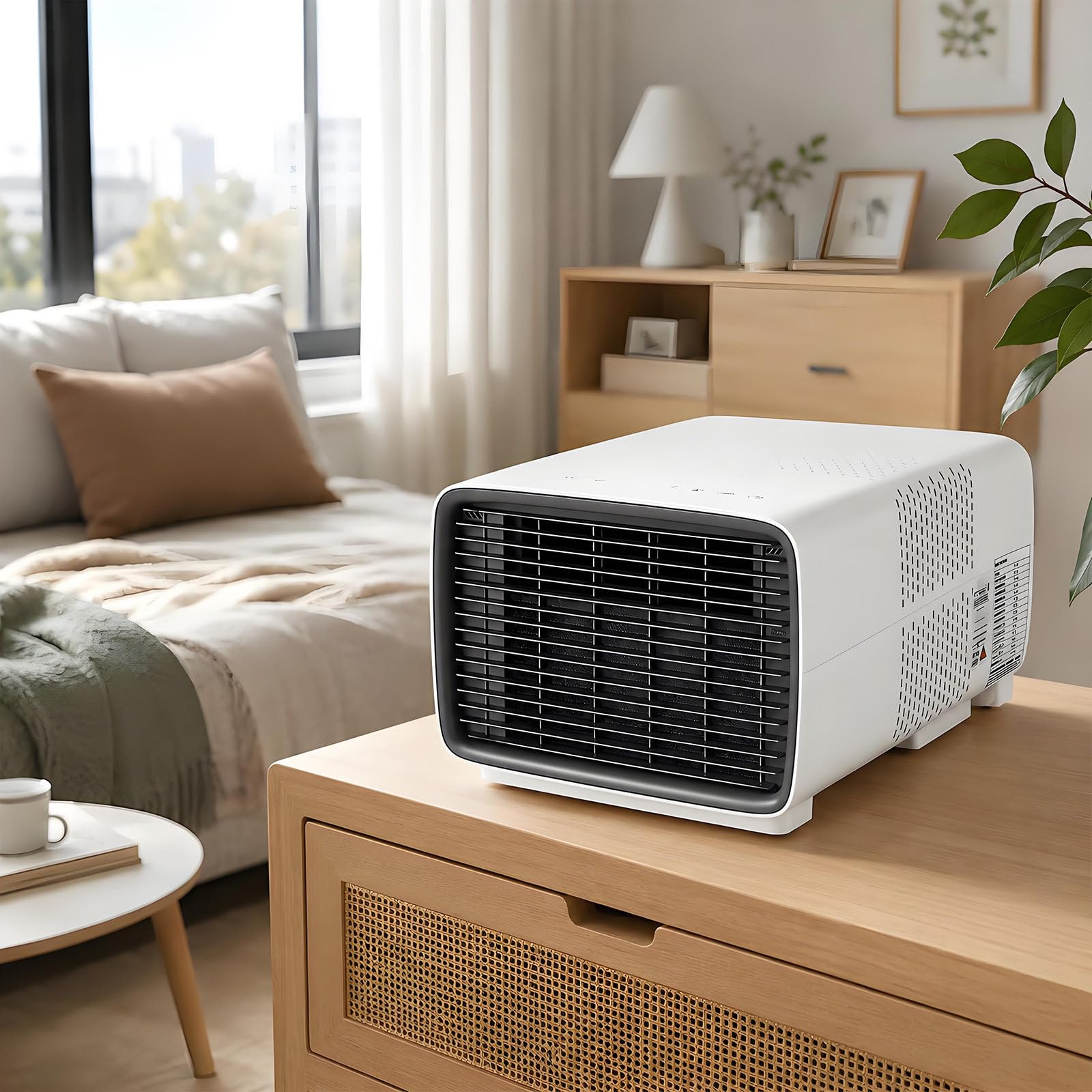 GUTYGIO Portable Air Conditioner, 2700 BTU Real Compressor, 3-in-1 Compact Air Cooler, 45dB Quiet, 280W Low Wattage,No Outdoor Unit, for Tent, RV, Dorm & Outdoor Travel