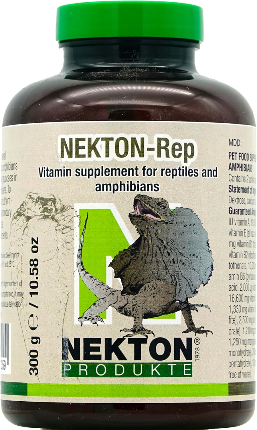 Nekton-Rep Vitamin Mineral Supplement for Reptiles 300g / 10.58oz