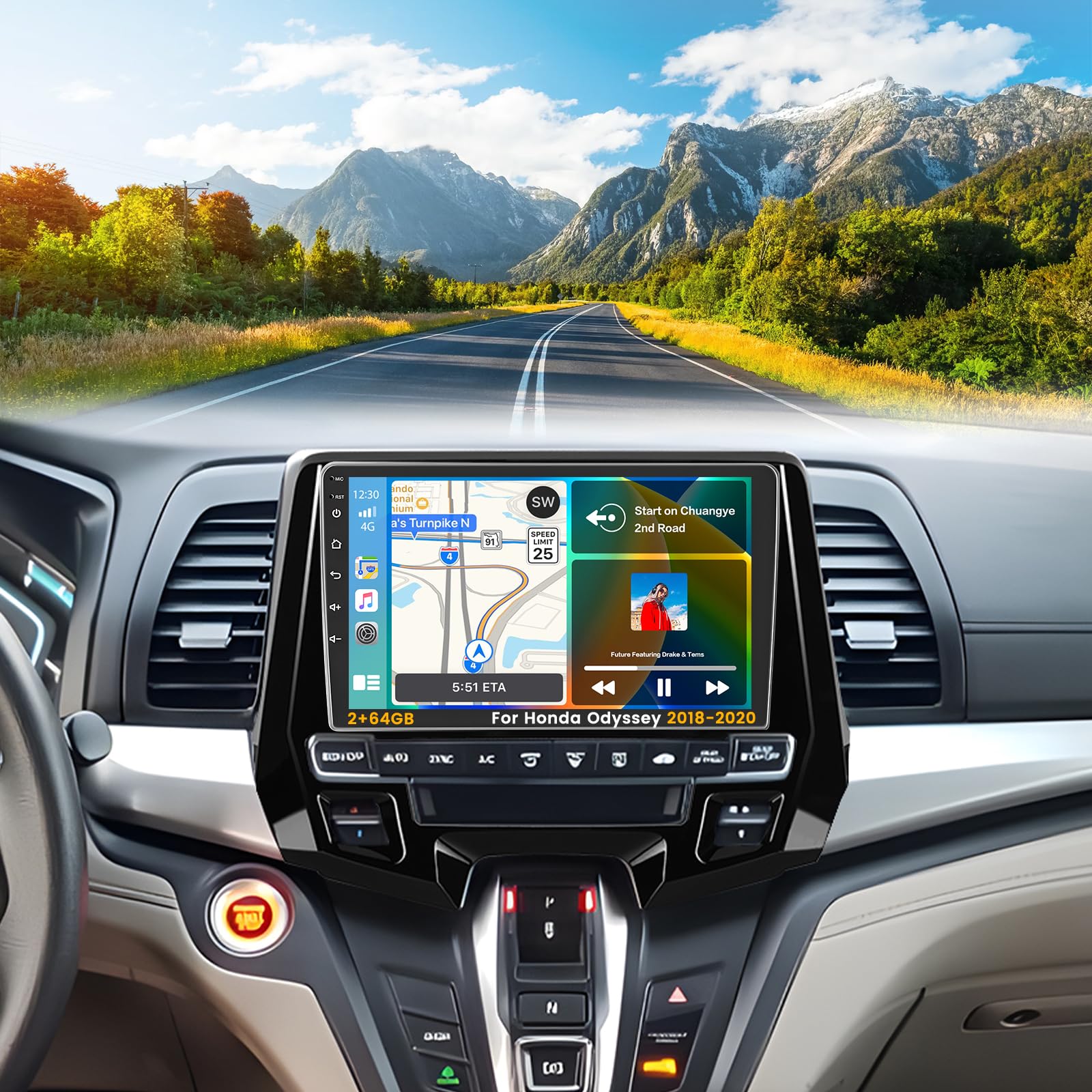 Amazon.com: Inefala [2+64GB] Android 15 Car Radio for Honda