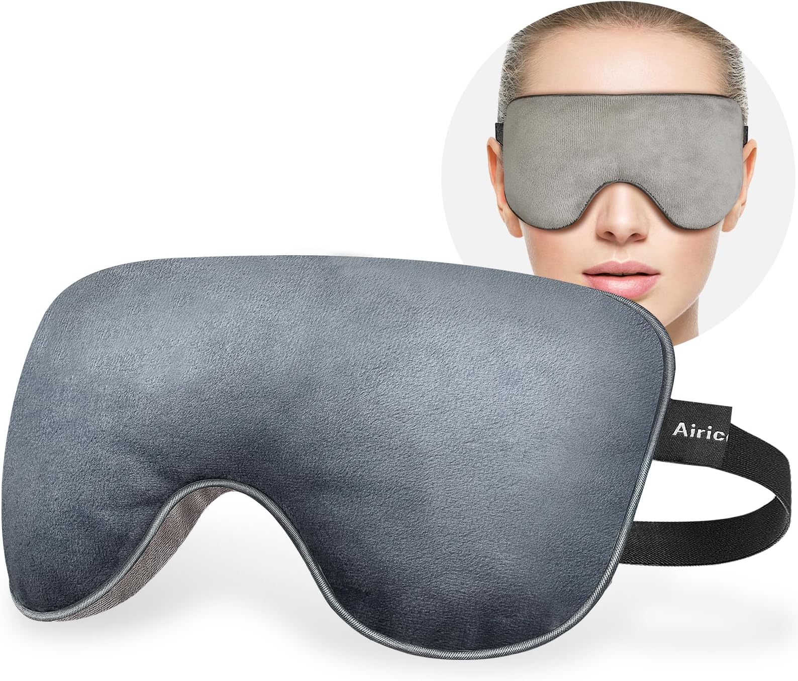 Microwave Activated Warm Eye Compress for Dry Eyes, Blepharitis & Stye, Heated Eye Masks for Dry Eyes, Dry Eye Therapy Mask & Eye Compress Moist Heat Delivers Warm Compress for Eyes