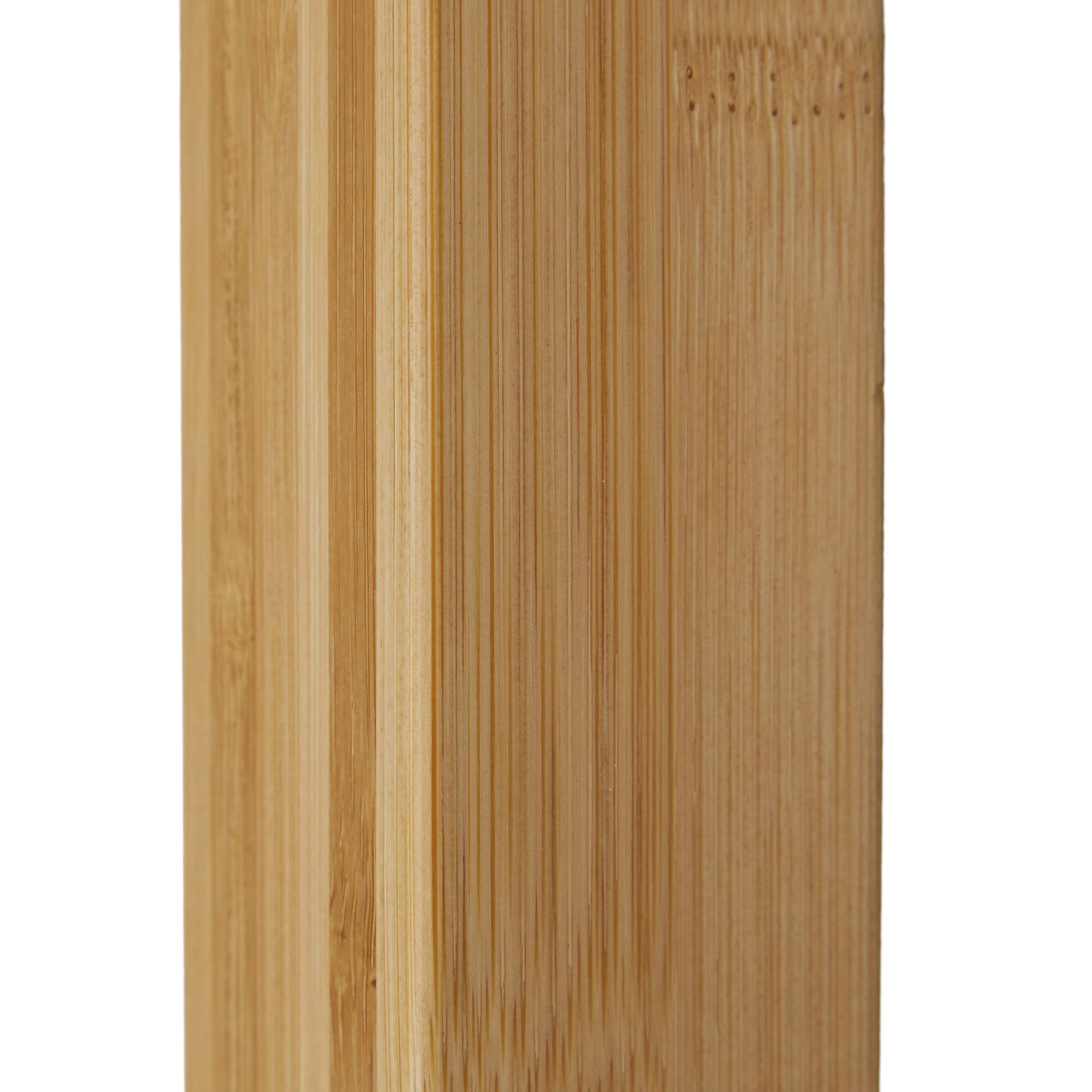 relaxdays Appendiabiti Alto ad Albero in bambù con 12 Ganci, HLP: 180 x 50 x 50 cm, Color Legno Naturale