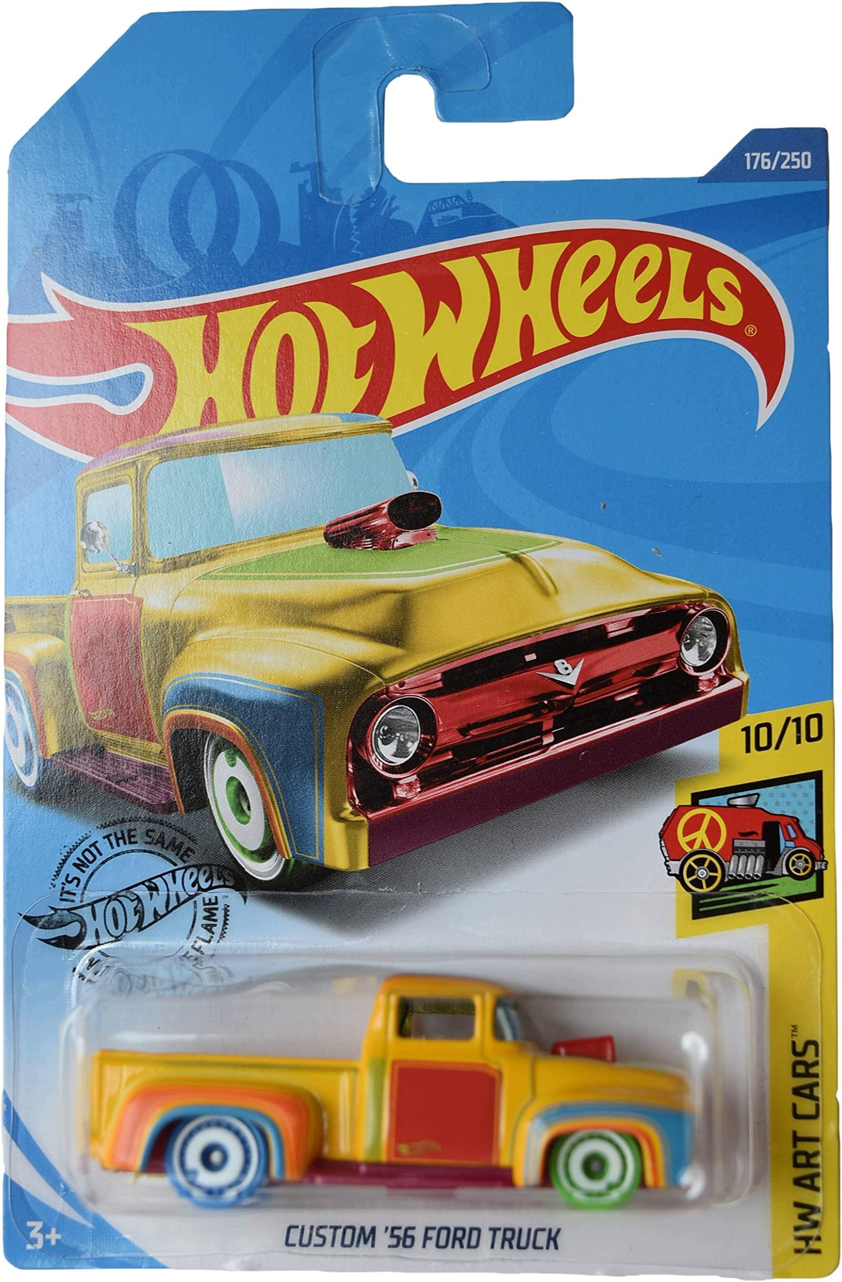 Hot Wheels Custom '56 Ford Truck, Art Cars 10/10 - Treasure Hunt
