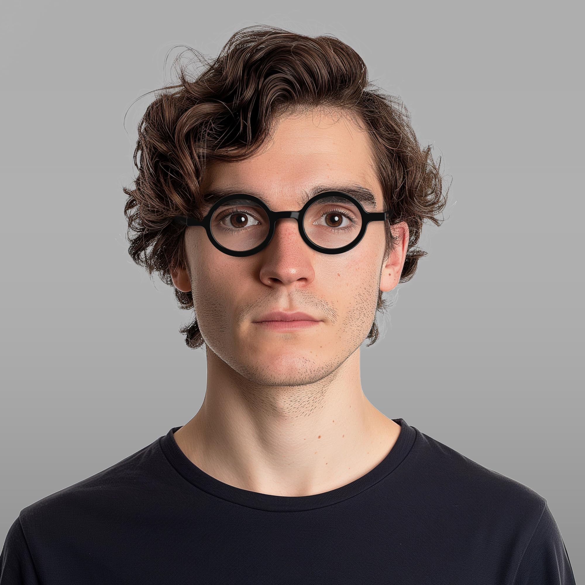 LONDON MOLE® Moley reading glasses, Gloss Black, 140 x 145 x 43 mm - Image 4
