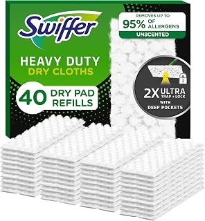 Sweeper Heavy Duty Mop Pad Refills for Floor Mopping and Cleaning, All Purpose Multi Surface Floor Cleaning Product, 20 Count, 2 Pack