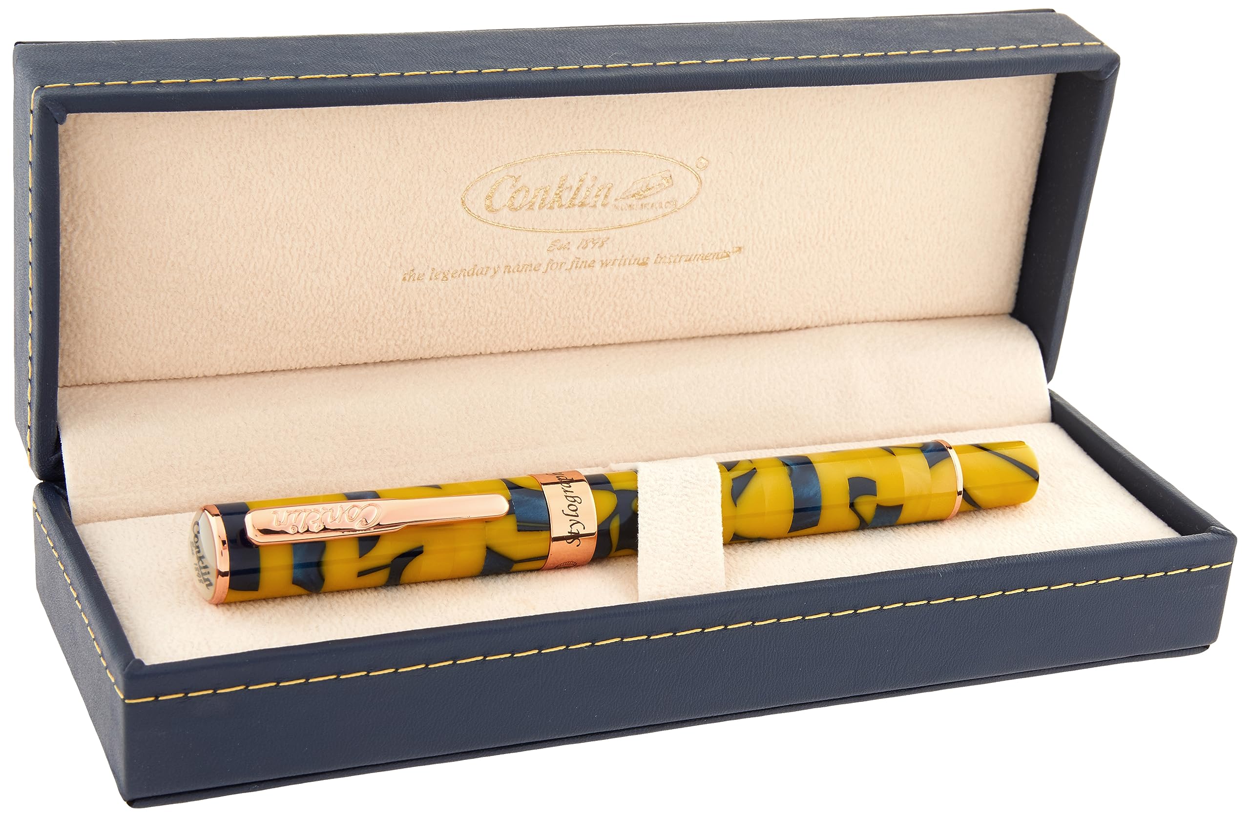 Conklin　万年筆　モザイク柄　ブラウン Conklin 万年筆 モザイク柄 ブラウン 【公式通販】