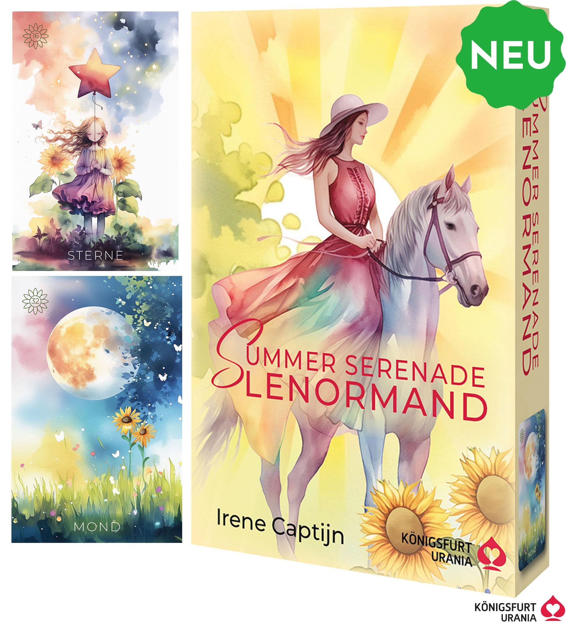 Summer Serenade Lenormand - 38 Lenormand-Karten und Booklet (DE)